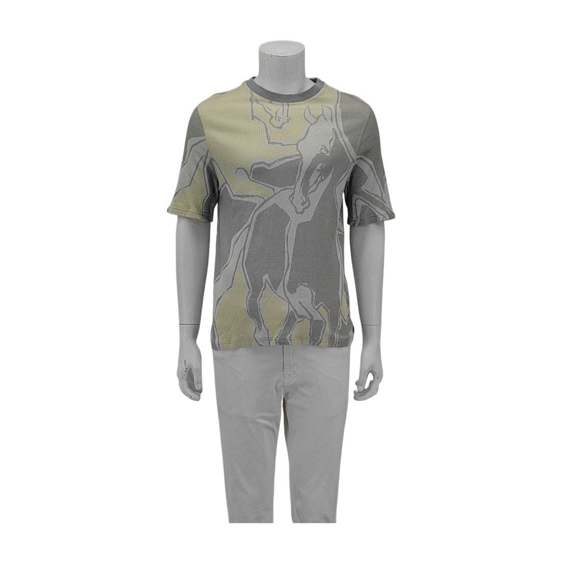 Hermes Hermès Horse Graphic Cotton T-Shirt L Size US L / EU 52-54 / 3 - 1 Thumbnail