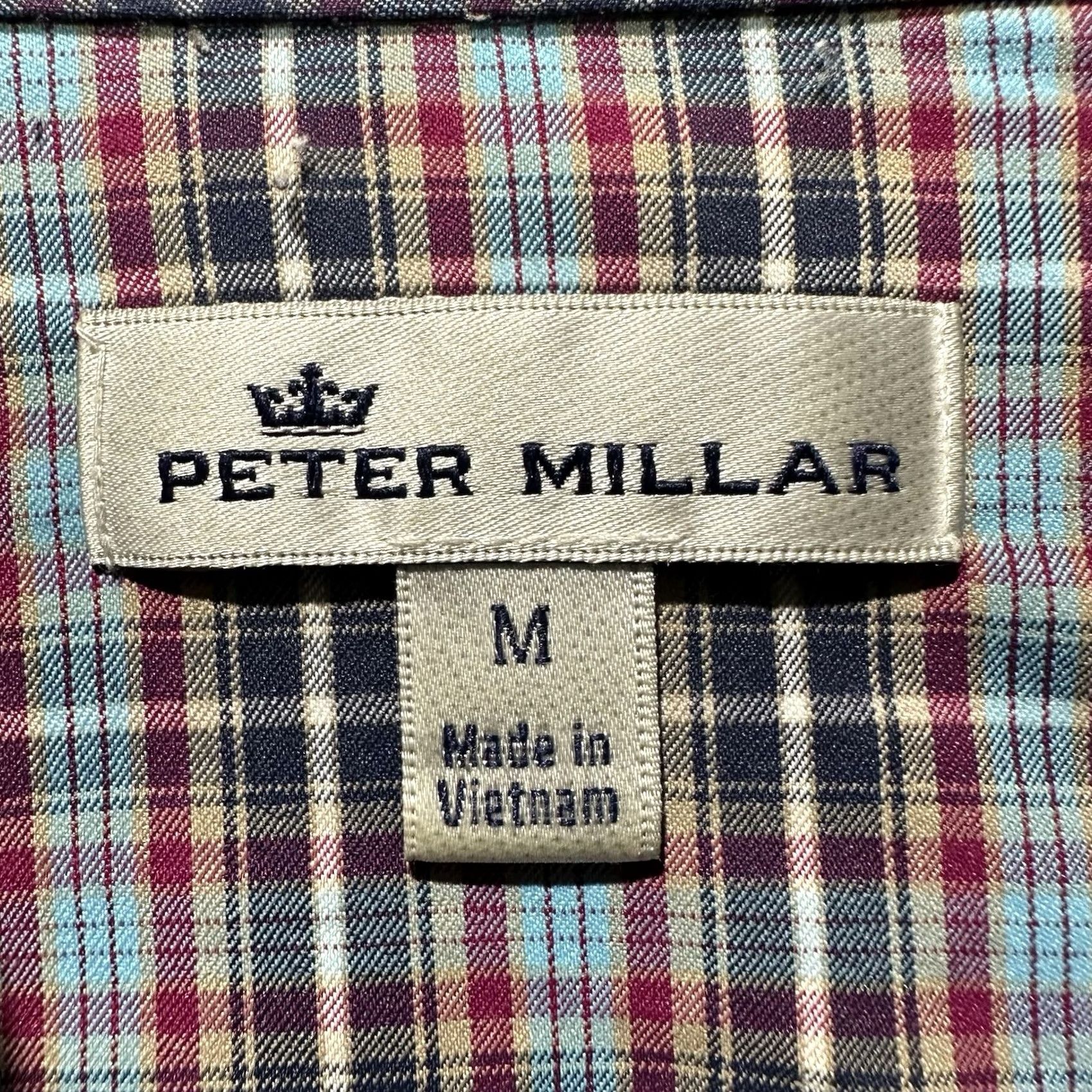 Peter Millar Peter Millar Clyde Sport Button Down Shirt Men Medium Blue Red Plaid Performance Size US M / EU 48-50 / 2 - 4 Thumbnail