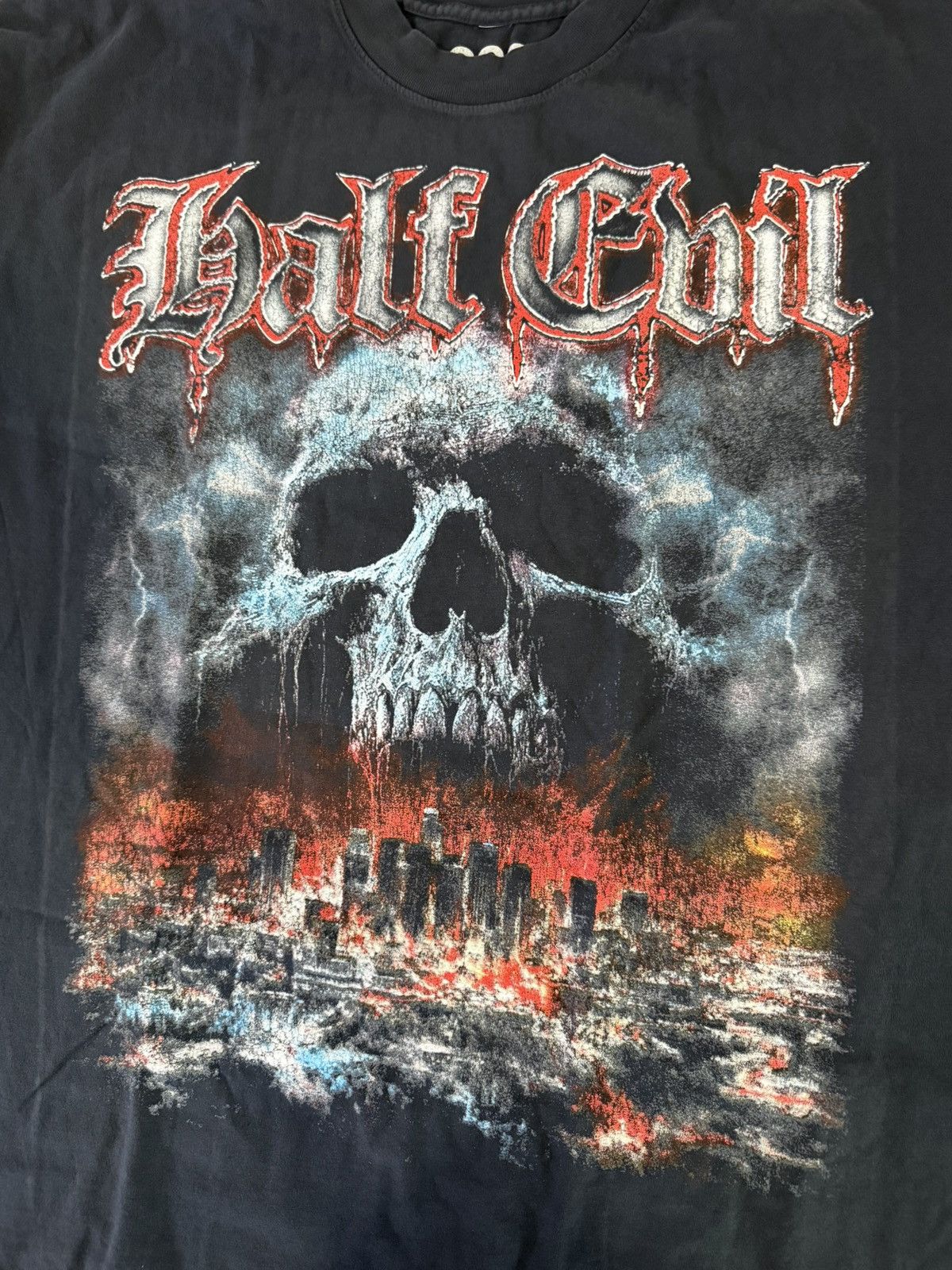 Half Evil ⚡️ Half Evil 333 Takeover Tee Shirt Size 2XL XXL ⚡️ Size US XXL / EU 58 / 5 - 3 Thumbnail