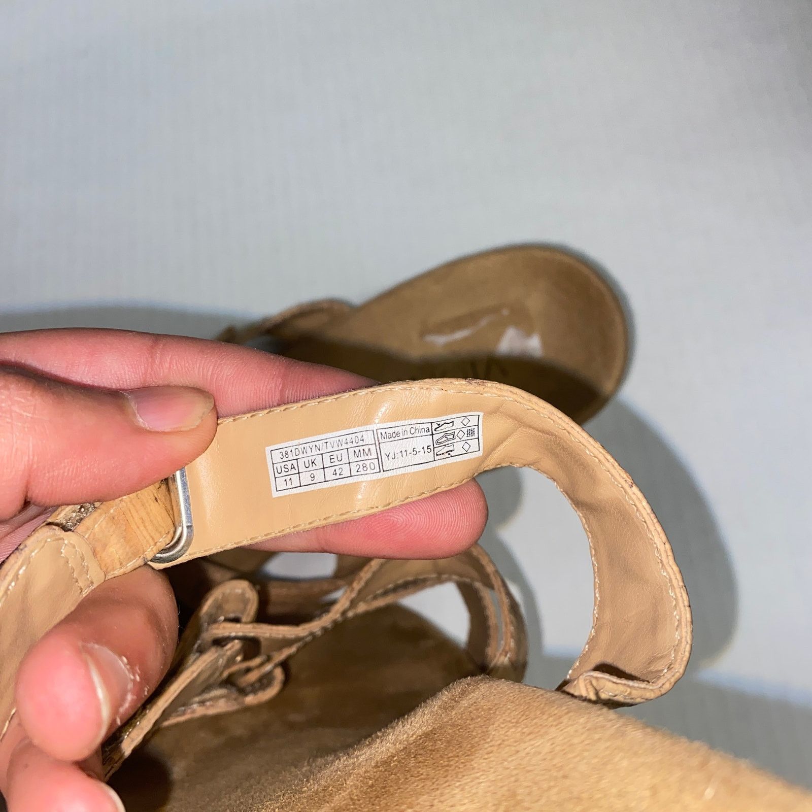 Vionic Vionic Dwyn Natural Brown Cork Platform Wedge Sandals 11 Size US 11 / IT 41 - 9 Thumbnail
