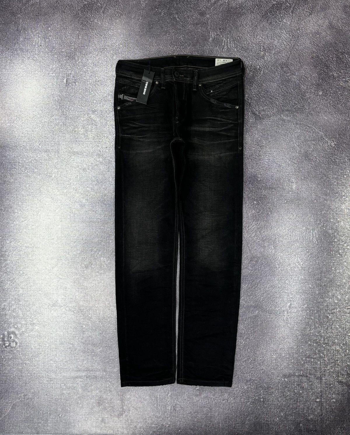 Diesel Diesel Belther NWT Regular Slim Hype Black Denim Jeans Size US 28 / EU 44 - 1 Thumbnail