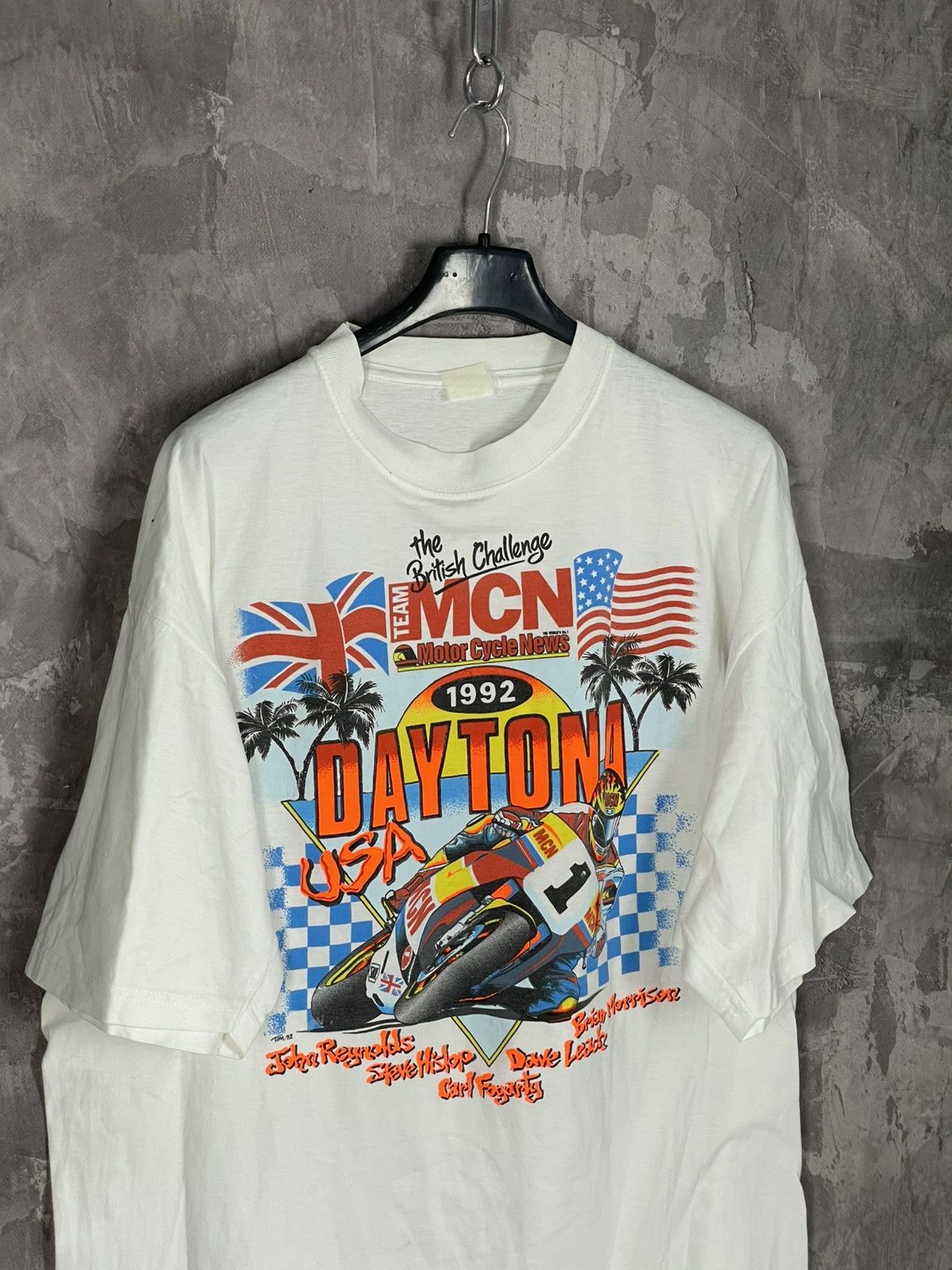 Harley Davidson × Vintage Daytona Beach Bike Week Motorcycle T-Shirt Size US L / EU 52-54 / 3 - 6 Thumbnail