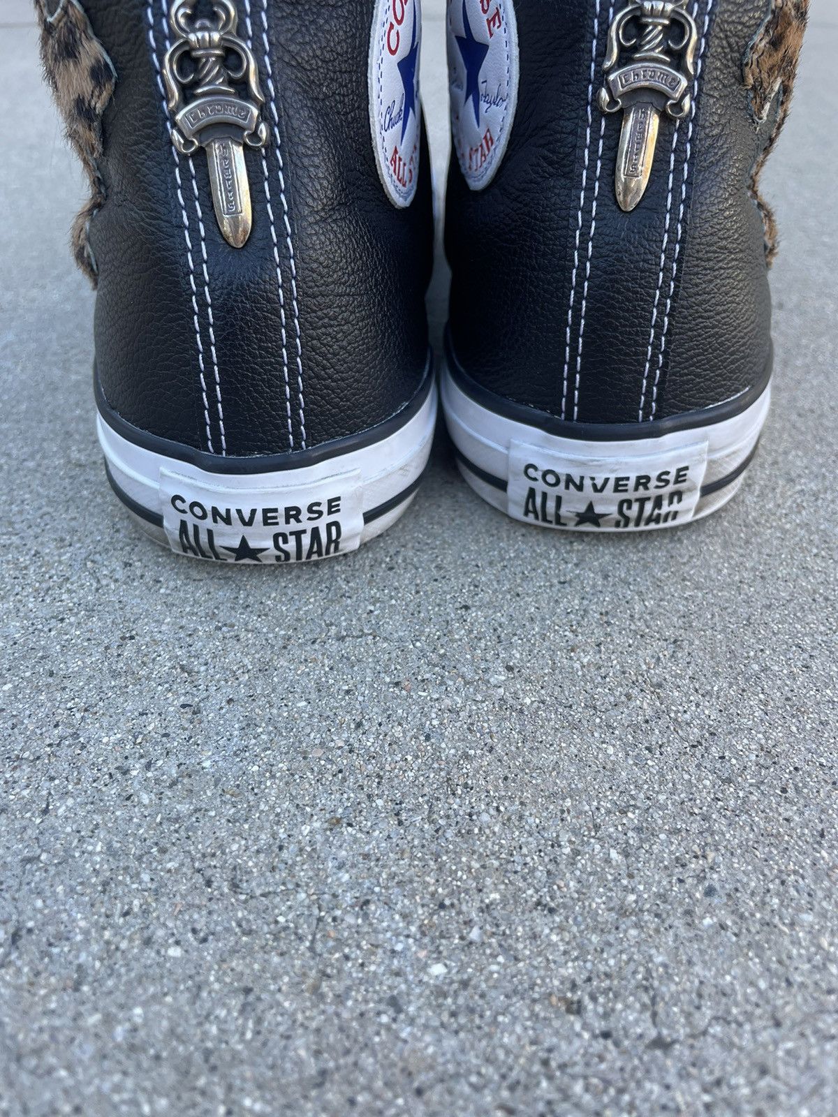 Chrome Hearts Chrome Hearts 1/1 Cheetah Patch Converse Size US 7 / EU 40 - 13 Thumbnail