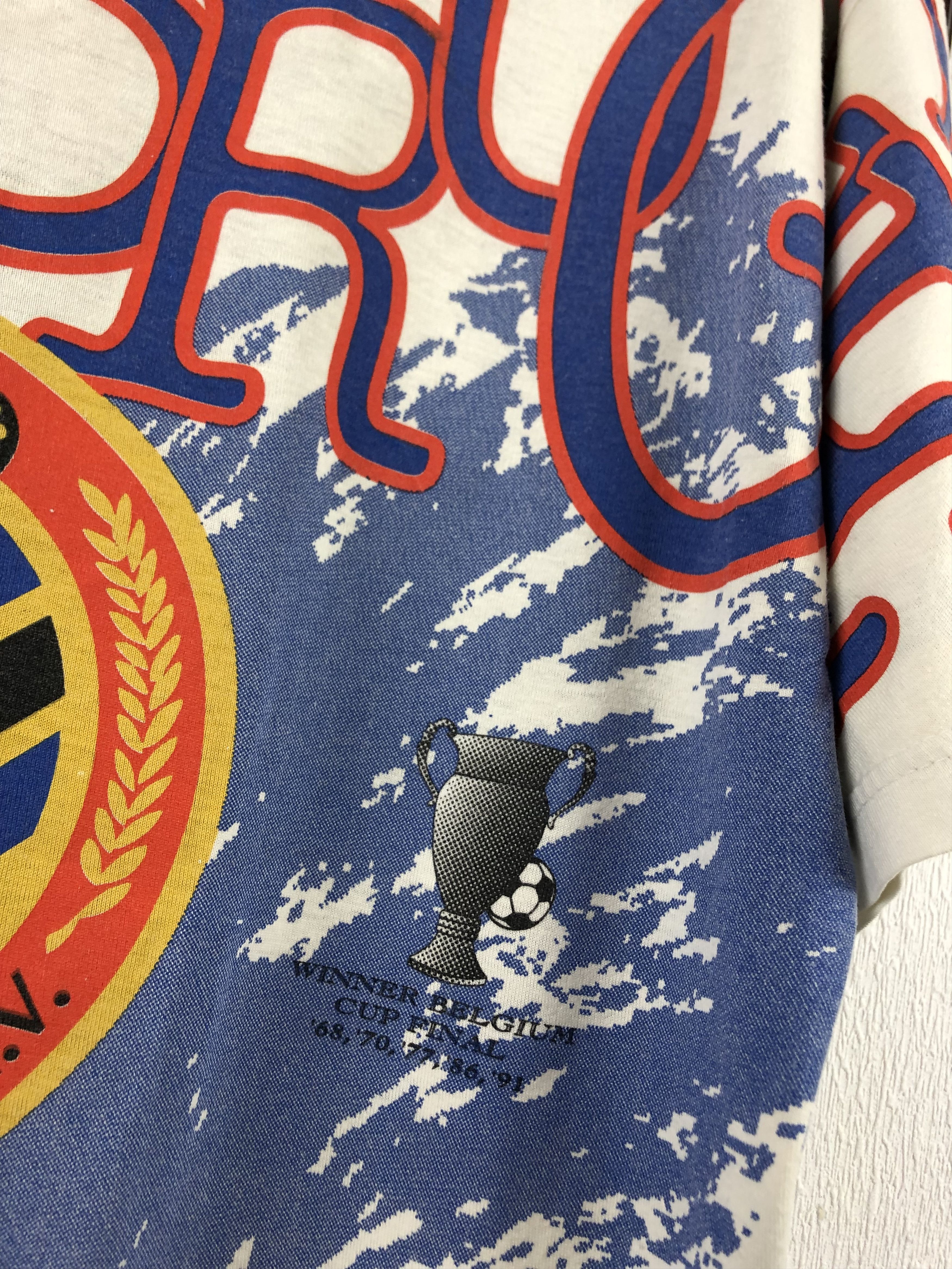 Vintage Vintage Brugge Football Shirt Soccer Jersey Print Graphic Size US M / EU 48-50 / 2 - 9 Thumbnail