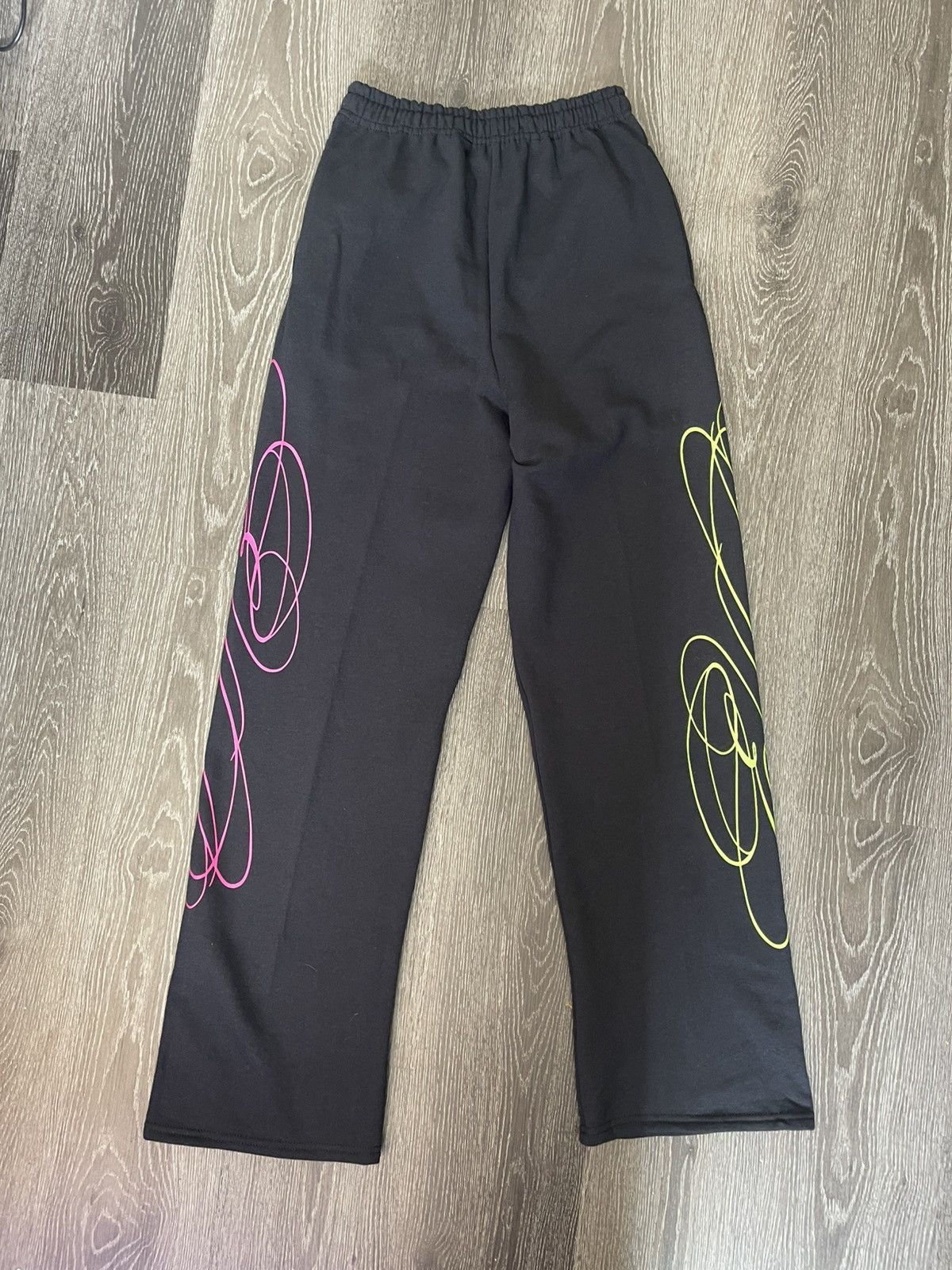 Japanese Brand Black "Euphoria" Sweatpants Size US 36 / EU 52 - 3 Thumbnail