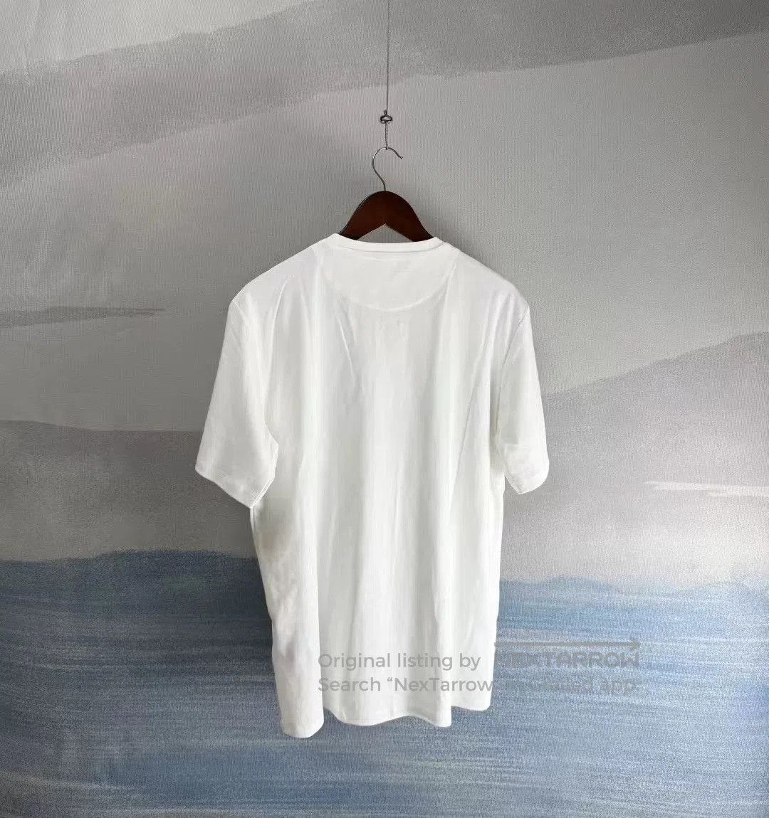 Prada Prada White Chest Triangle Logo T-Shirt. Size US XL / EU 56 / 4 - 2 Thumbnail