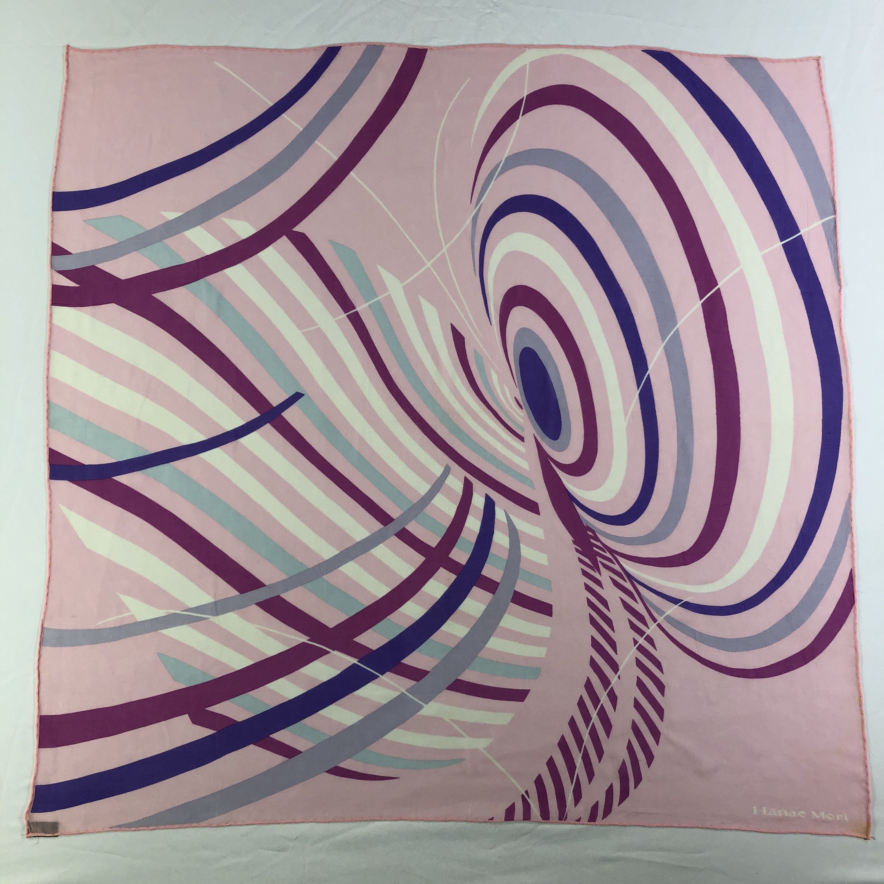 Hanae Mori × Vintage Vintage Hanae Mori Silk Scarf Size ONE SIZE - 2 Thumbnail