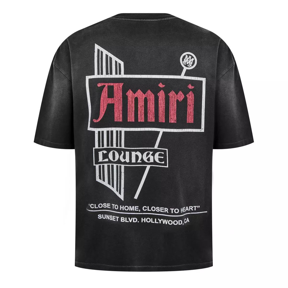 Amiri oc11z0126 Vintage Lounge T-Shirt in Black Size US M / EU 48-50 / 2 - 2 Thumbnail