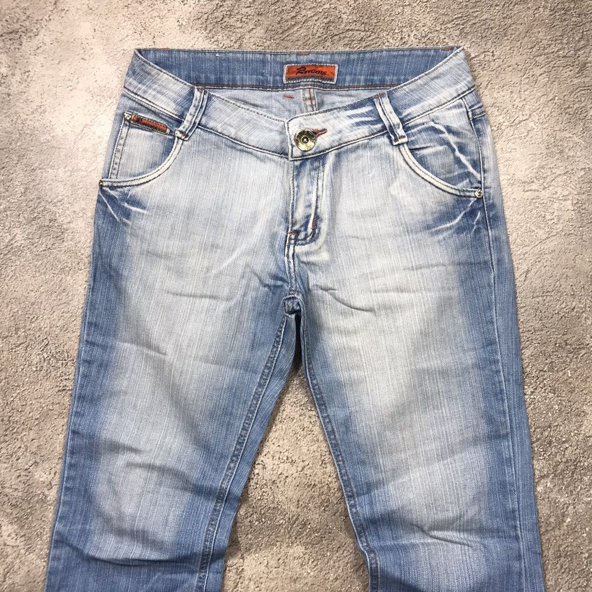 Vintage Vintage Y2K Baggy Flared Distressed Jeans Skate Grunge 27 Size 27" / US 4 / IT 40 - 2 Thumbnail