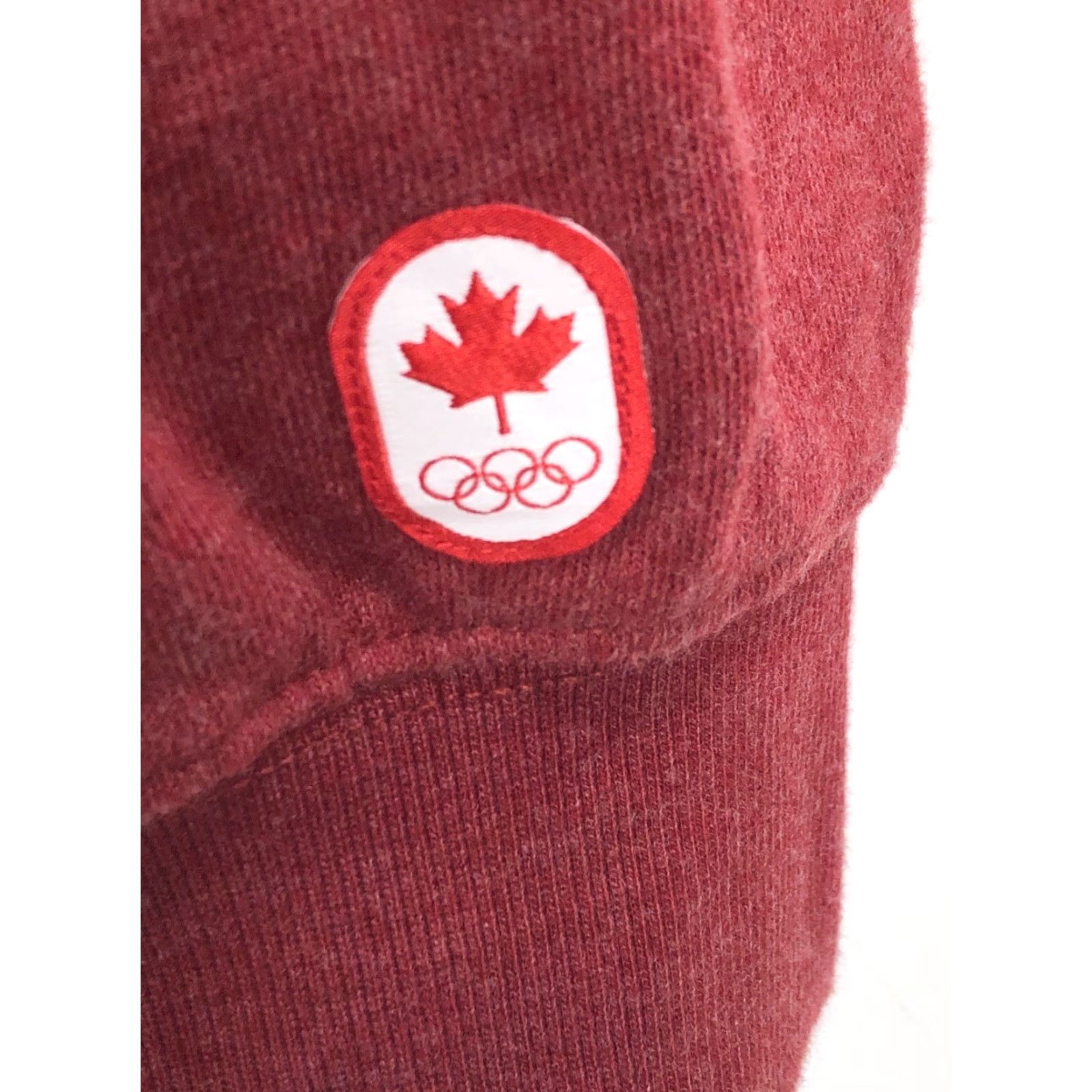 Vintage CANADA OLYMPICS - Embroidered Womens Md. Full Zip Hoodie Jacket Hoodie Red MD Womens LL Size M / US 6-8 / IT 42-44 - 5 Thumbnail