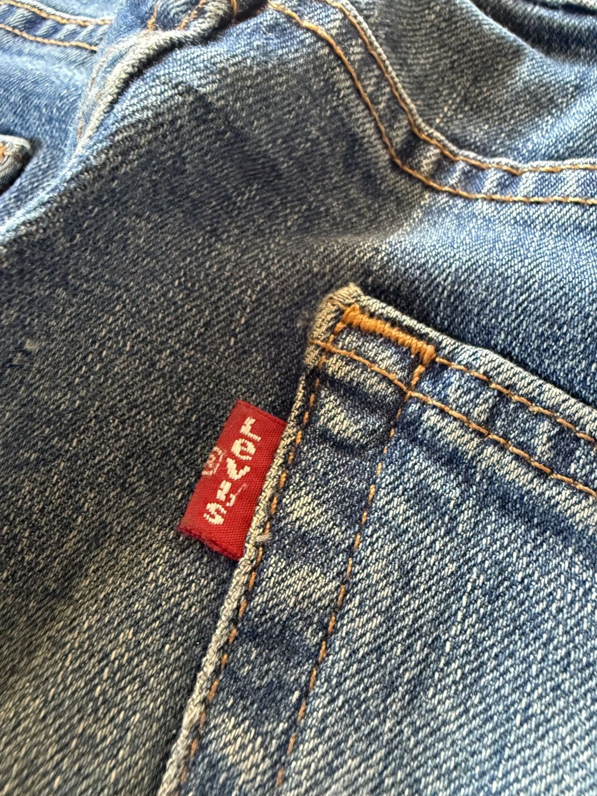 Levi's 2000s Vintage Levis 505 Dusty Muddy Wash Jeans Size US 32 / EU 48 - 15 Thumbnail