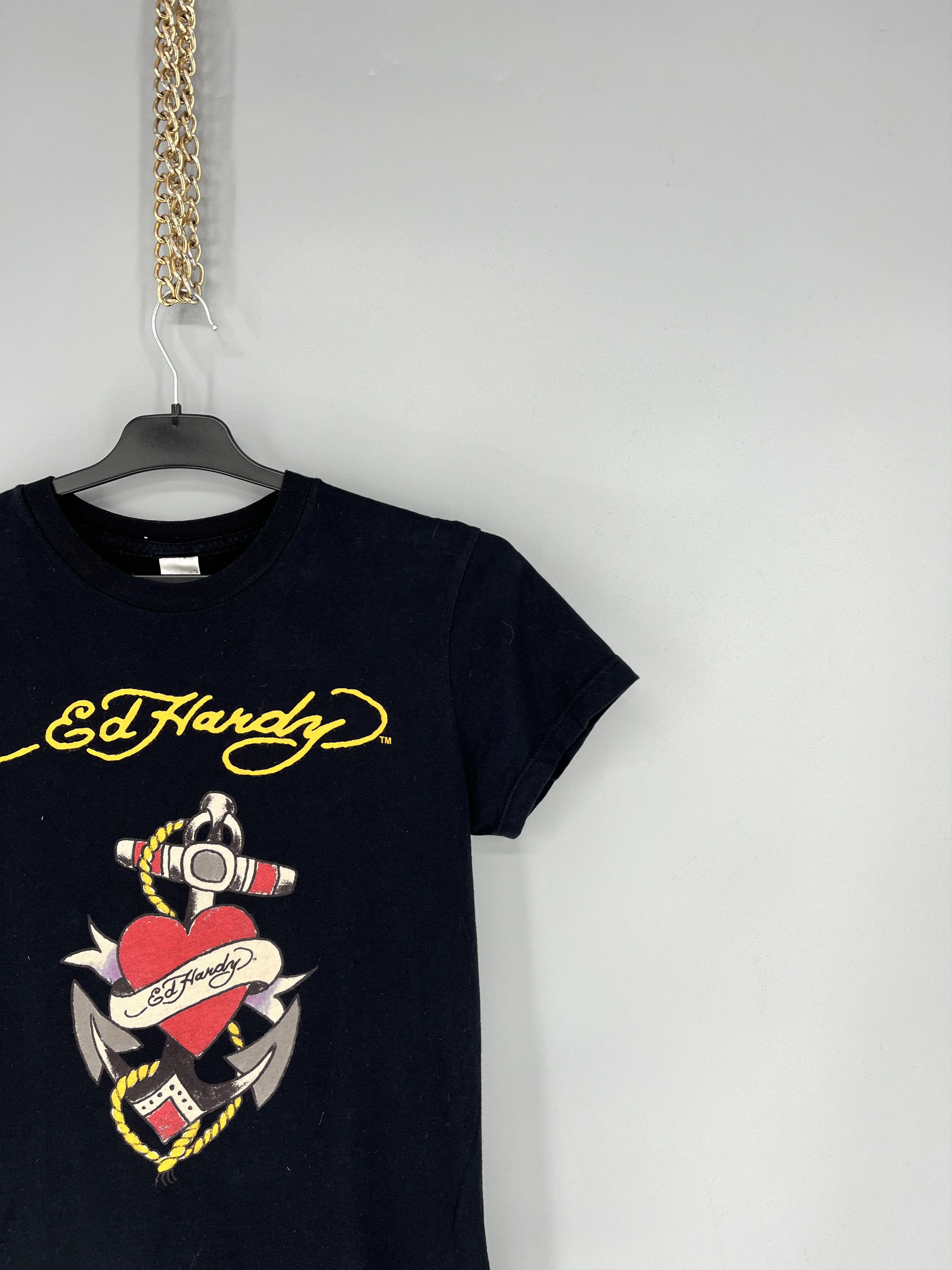 Christian Audigier Vintage Y2K Christian Audigier Women’s Rhinestones T-Shirt Size M / US 6-8 / IT 42-44 - 5 Thumbnail