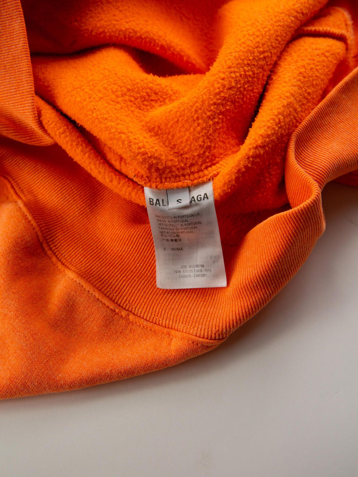 Balenciaga Balenciaga Orange Languages Hoodie Size US S / EU 44-46 / 1 - 7 Thumbnail