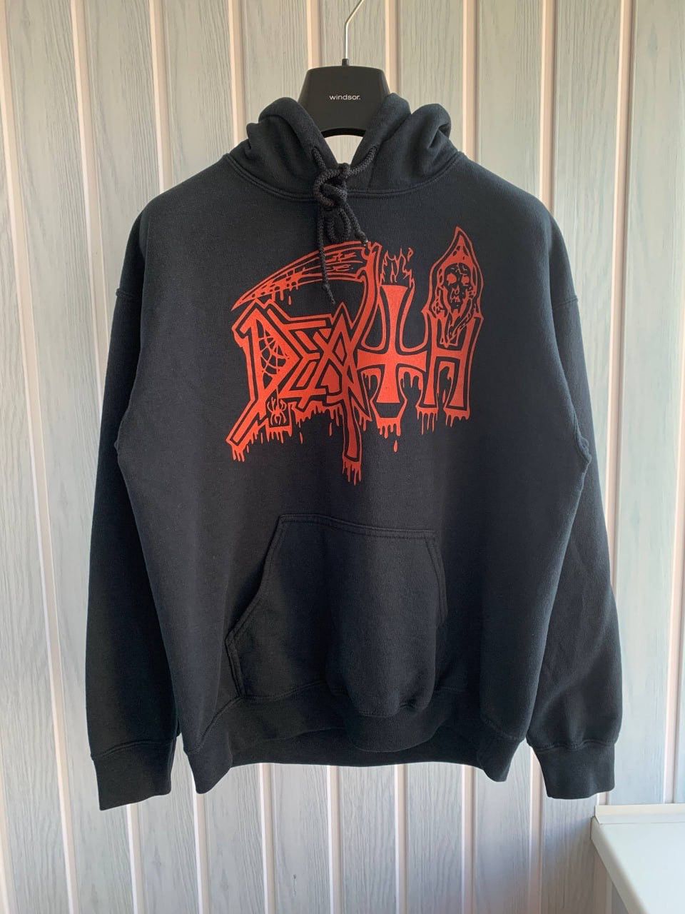 Other Vintage Death Band Cotton Black Gildan Heavy Blend Hoodie Size US M / EU 48-50 / 2 - 1 Thumbnail