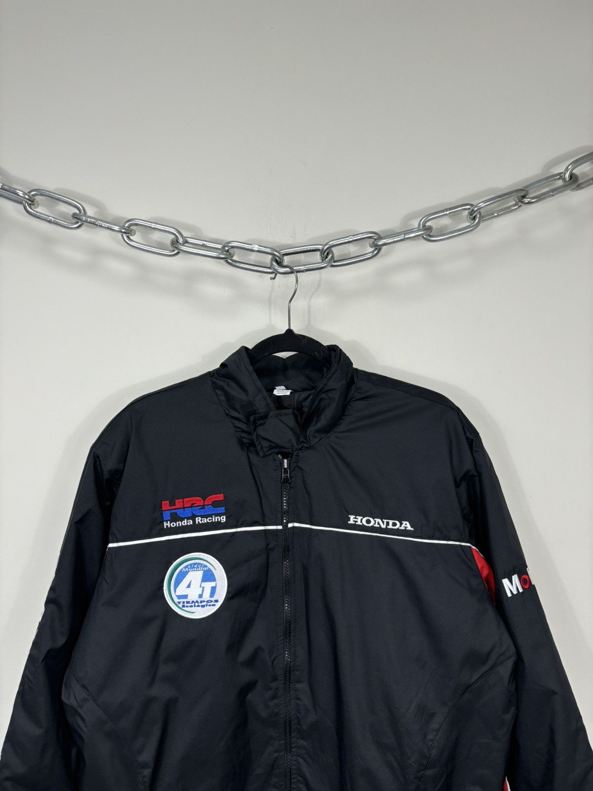 Honda Vintage Honda Moto Big Logo Rare Japanese Racing Jacket Size US XL / EU 56 / 4 - 4 Thumbnail