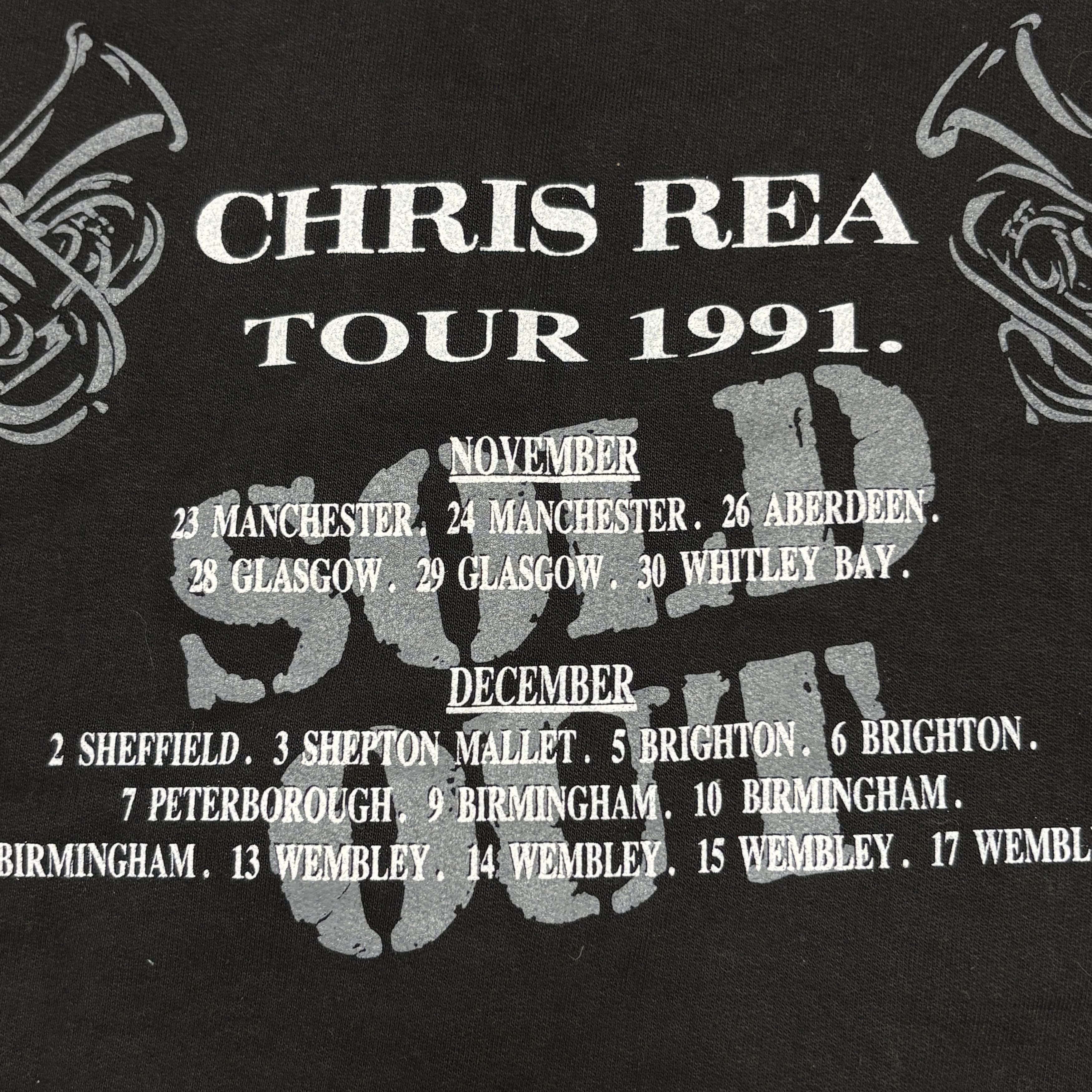 Band Tees Chris Rea Vintage Band Sweatshirt 90s Tour Music Merch Size US L / EU 52-54 / 3 - 15 Thumbnail