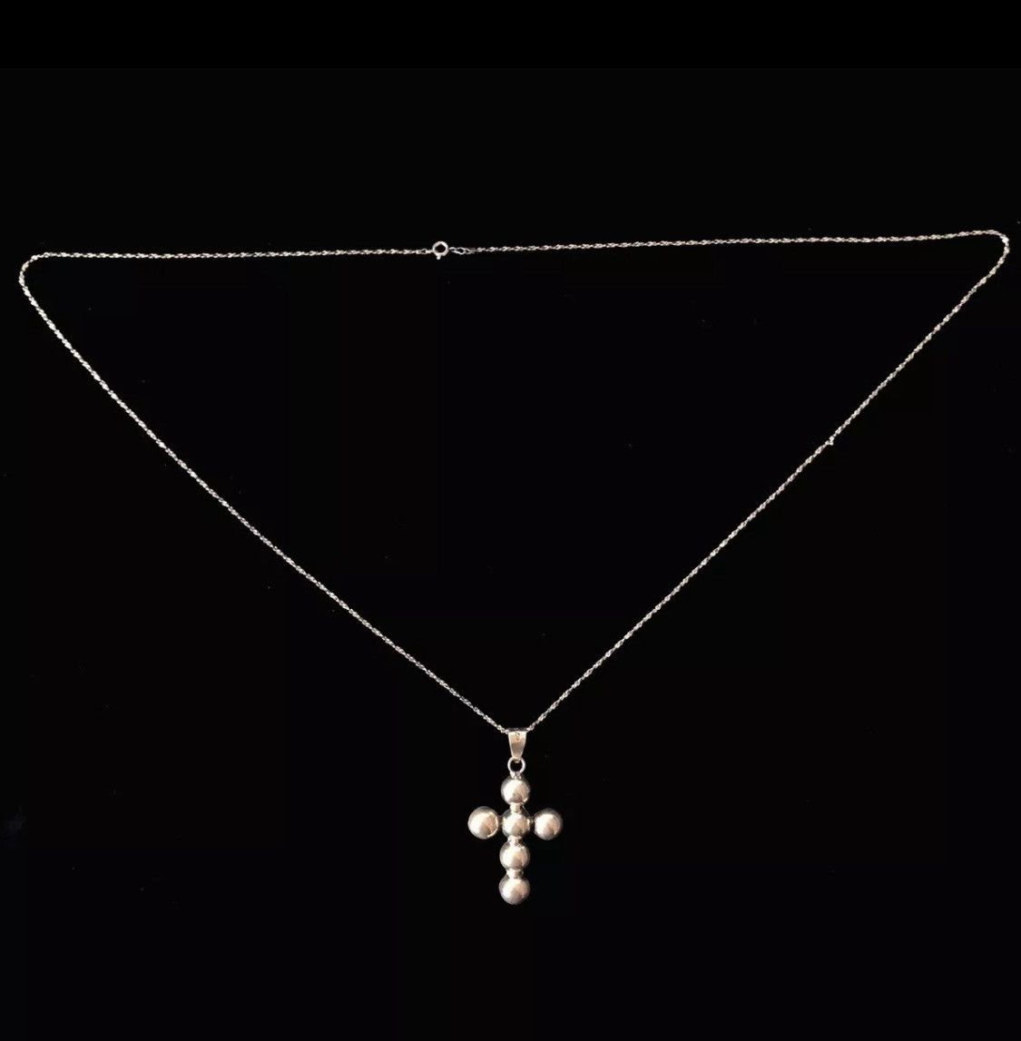 Other Big 925 Sterling Silver Cross Pendant Necklace', 30 in Size ONE SIZE - 4 Thumbnail