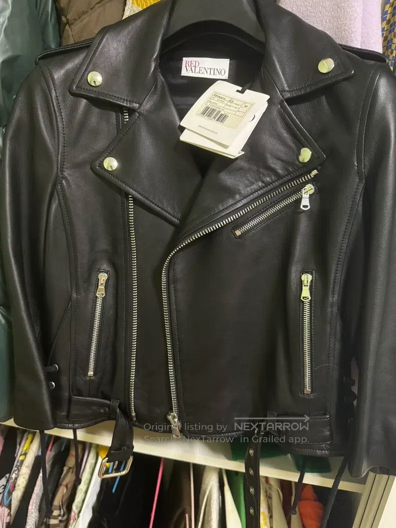 Valentino Valentino Short leather jacket Size S / US 4 / IT 40 - 4 Thumbnail