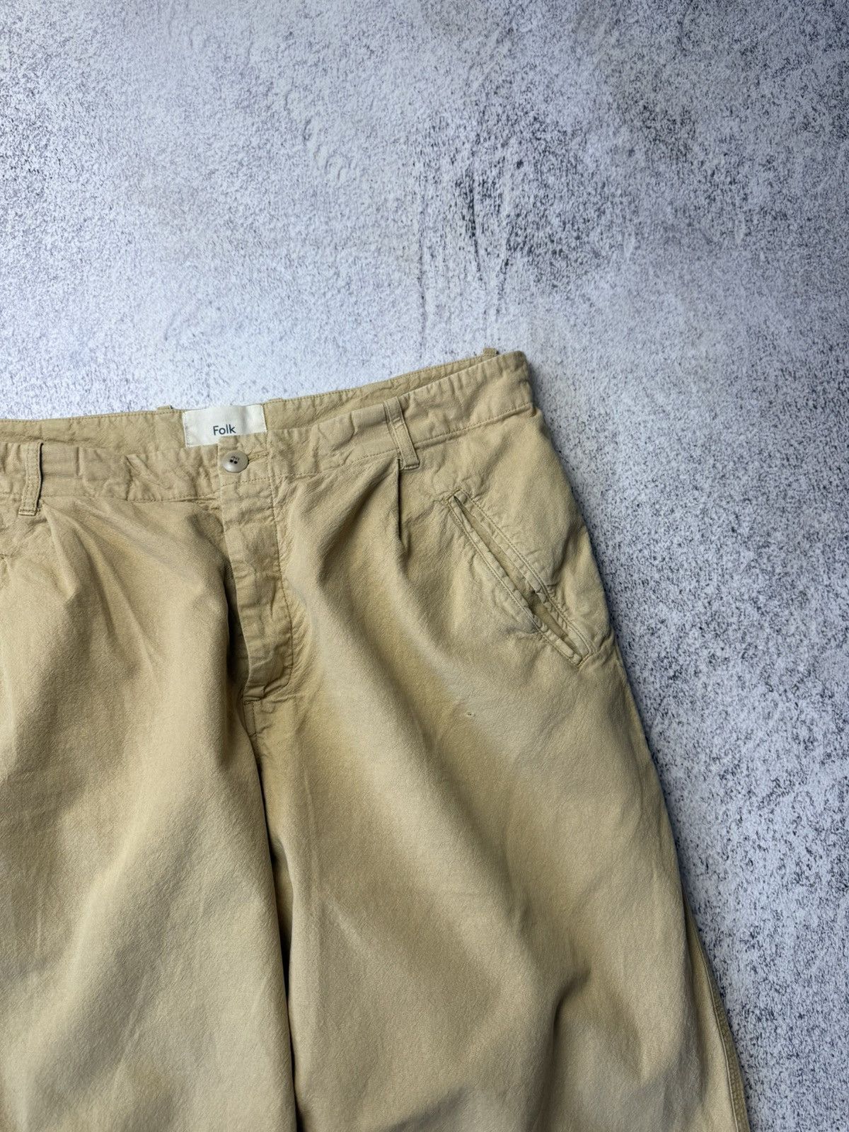Folk Mens Folk Linen Pants Old Money style size 5 Size US 36 / EU 52 - 4 Thumbnail