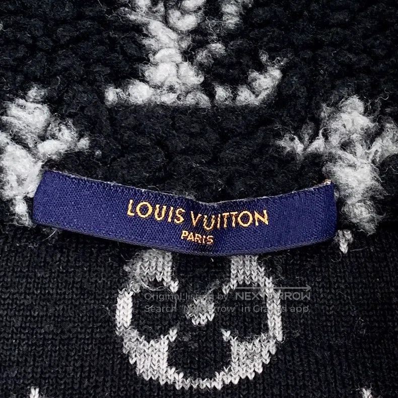 Louis Vuitton Louis Vuitton Long sleeve teddy jacket with black logo, fu Size US S / EU 44-46 / 1 - 5 Thumbnail