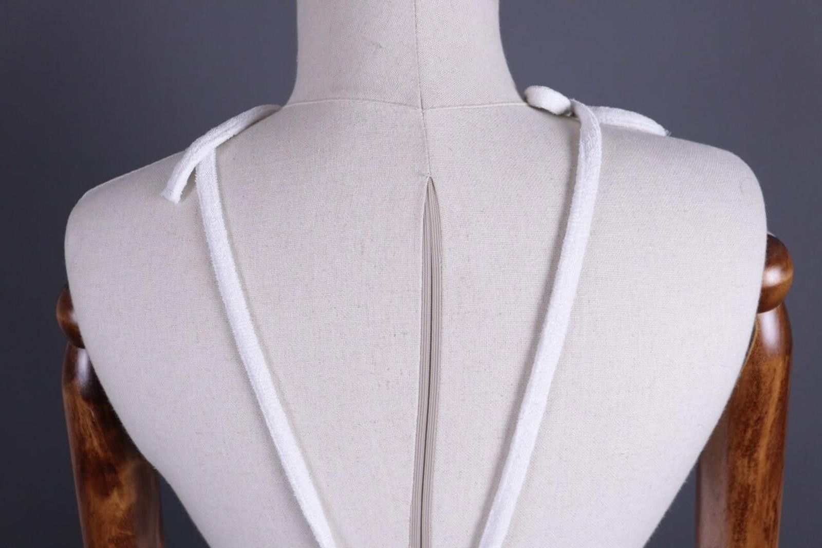 A.P.C. A.P.C White Spaghetti Strap Sundress Mini Dress Size S Size S / US 4 / IT 40 - 11 Thumbnail