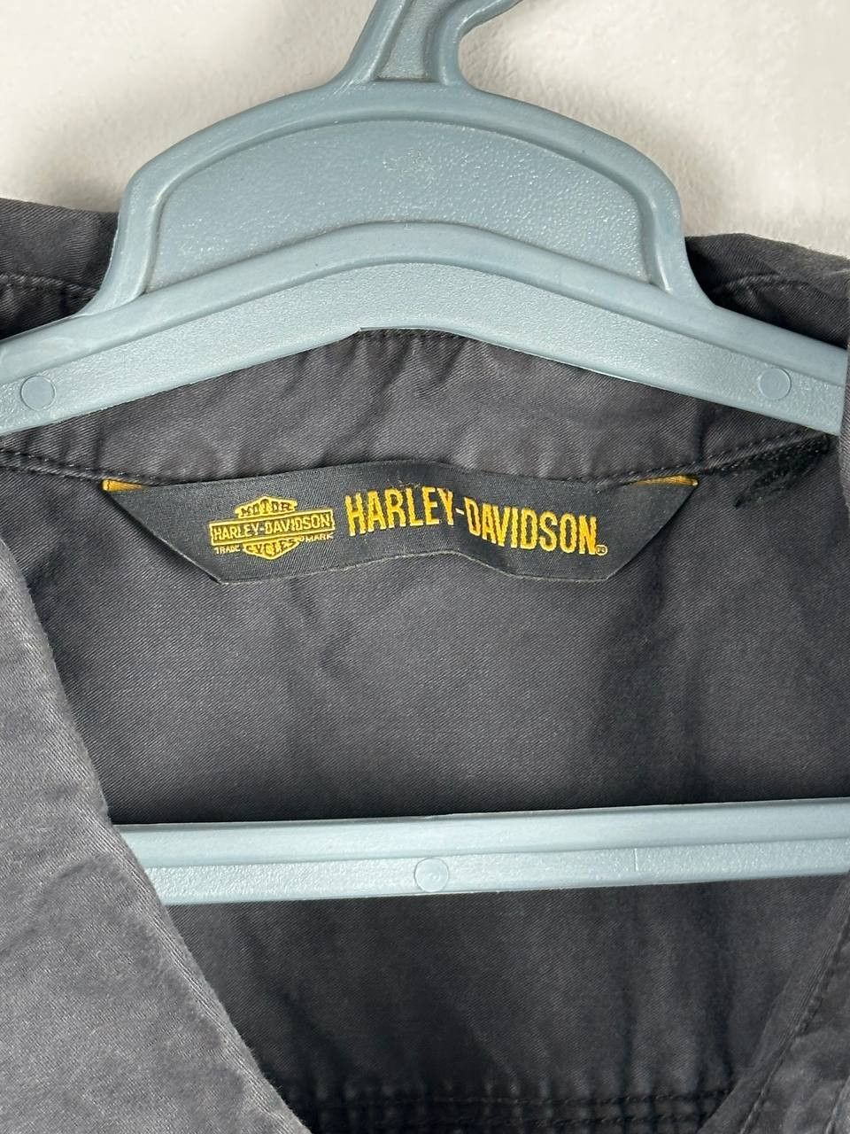 Vintage Vintage Y2K Harley Davidson Shirt Button Up Big Logo Back Size US XL / EU 56 / 4 - 6 Thumbnail