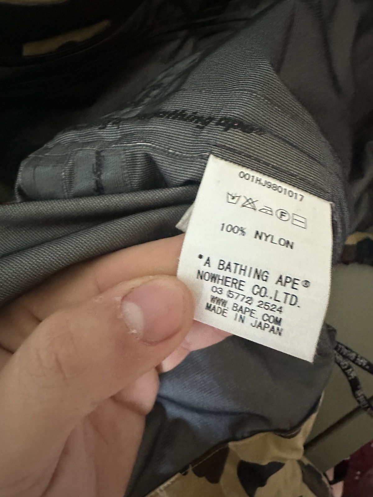 Bape Bape 1st Camo Rain / Tech Jacket Size US L / EU 52-54 / 3 - 12 Thumbnail