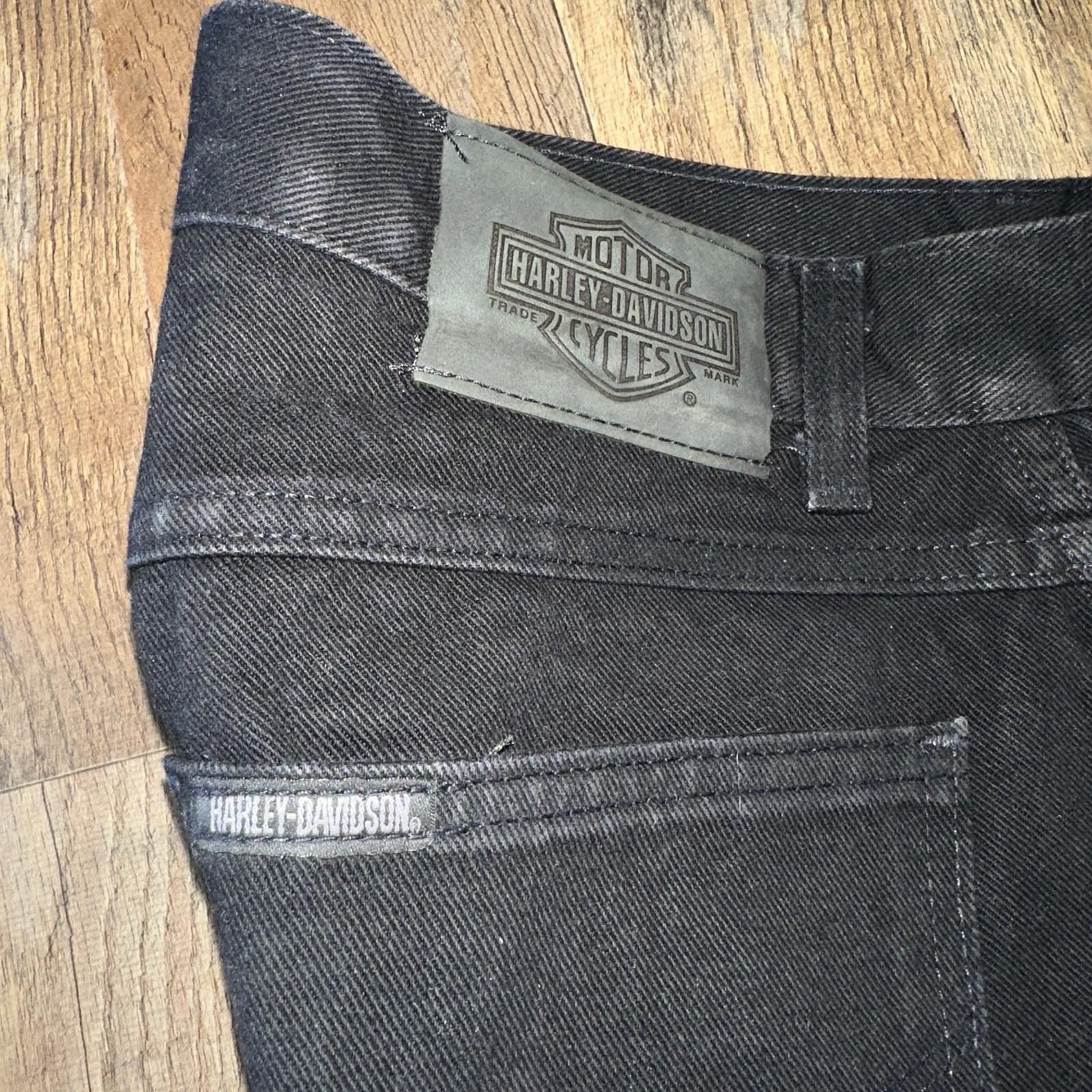 Harley Davidson Harley Davidson Vintage Black Men's 32x30 Relaxed Denim Size US 32 / EU 48 - 1 Thumbnail