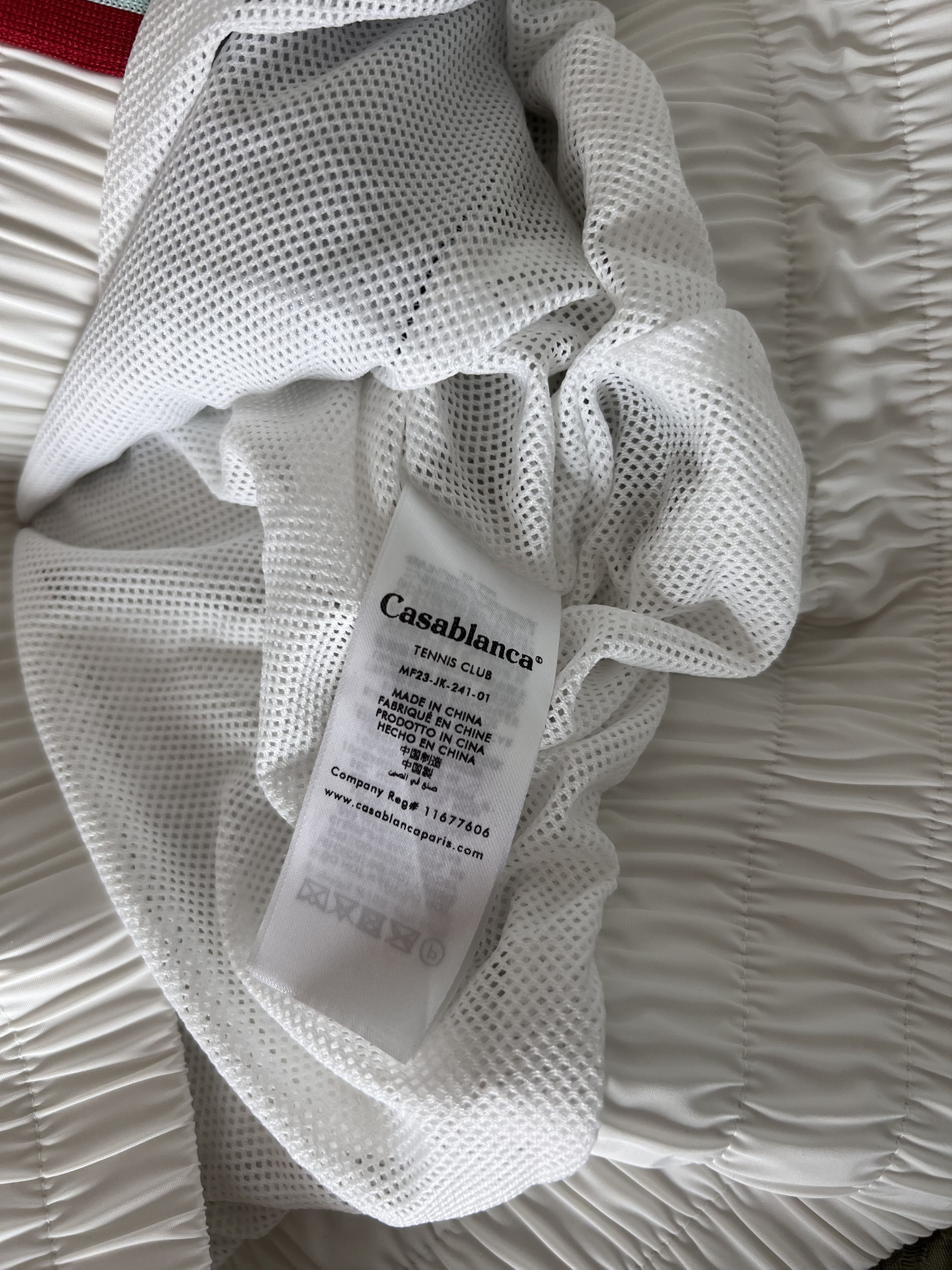 Casablanca Casablanca Side Panelled Shell Suit Track Jacket in White Size US M / EU 48-50 / 2 - 9 Thumbnail