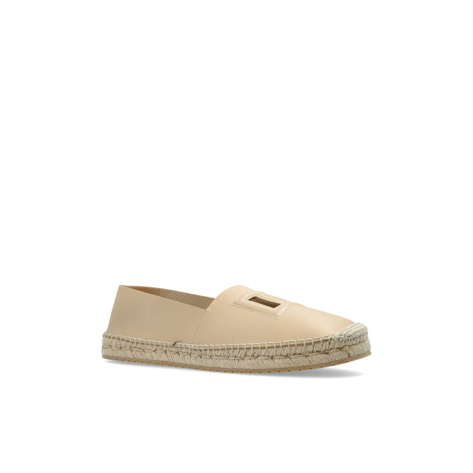 Dolce & Gabbana DOLCE&GABBANA Beige Leather Espadrilles New & Authentic (Men Size US 10 / EU 43 - 2 Thumbnail