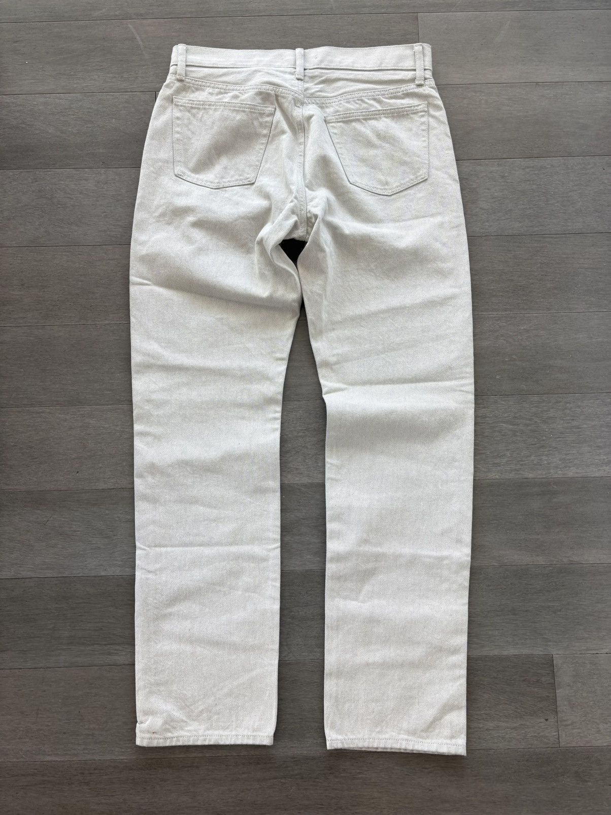 Helmut Lang Helmut Lang White Coated Denim Jeans Size US 33 - 3 Thumbnail