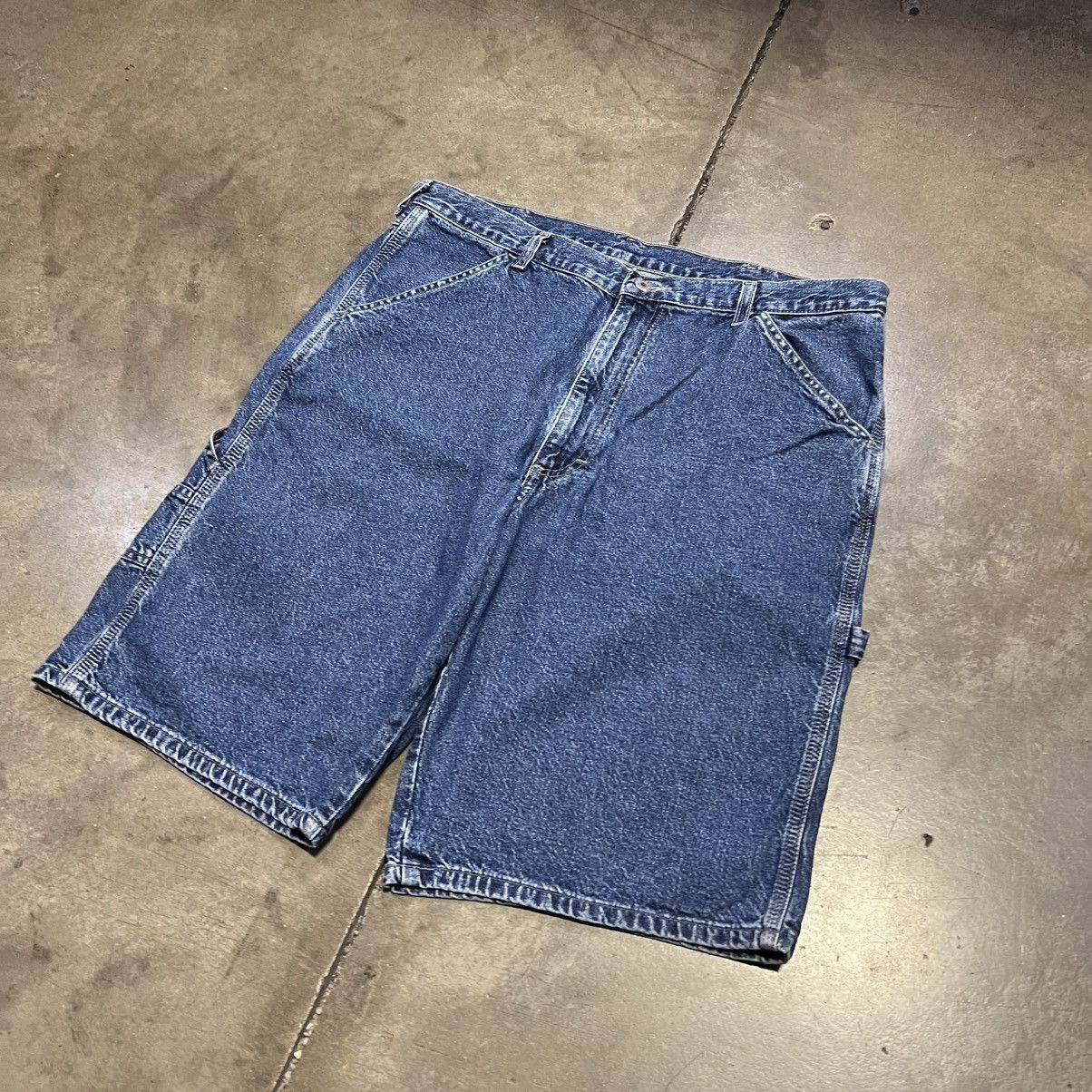 Wrangler Vintage Wrangler Denim Jean Shorts Baggy Skater Grunge Y2K Size US 34 / EU 50 - 7 Thumbnail