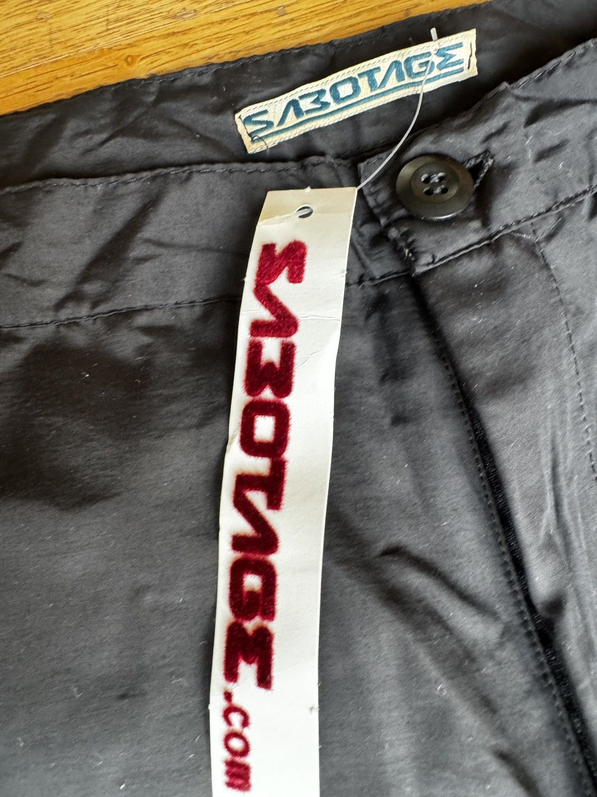 Walter Van Beirendonck NOS 1990‘s Sabotage Contrast Zip Panel/Rivet Rave Pants Size US 34 / EU 50 - 7 Thumbnail