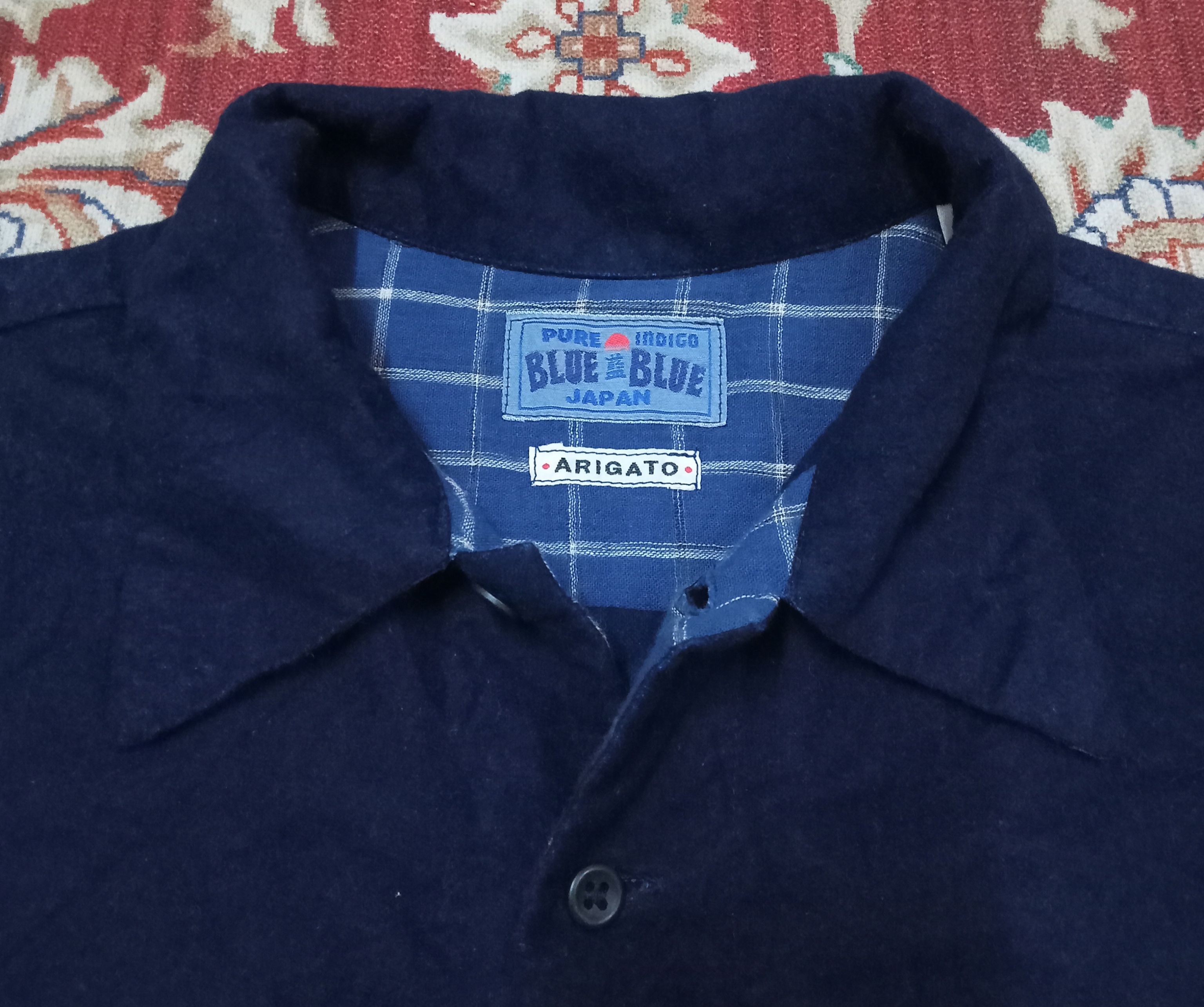Blue Blue Japan Blue Blue Japan - Pure Indigo Blue Shirt Size US M / EU 48-50 / 2 - 2 Thumbnail