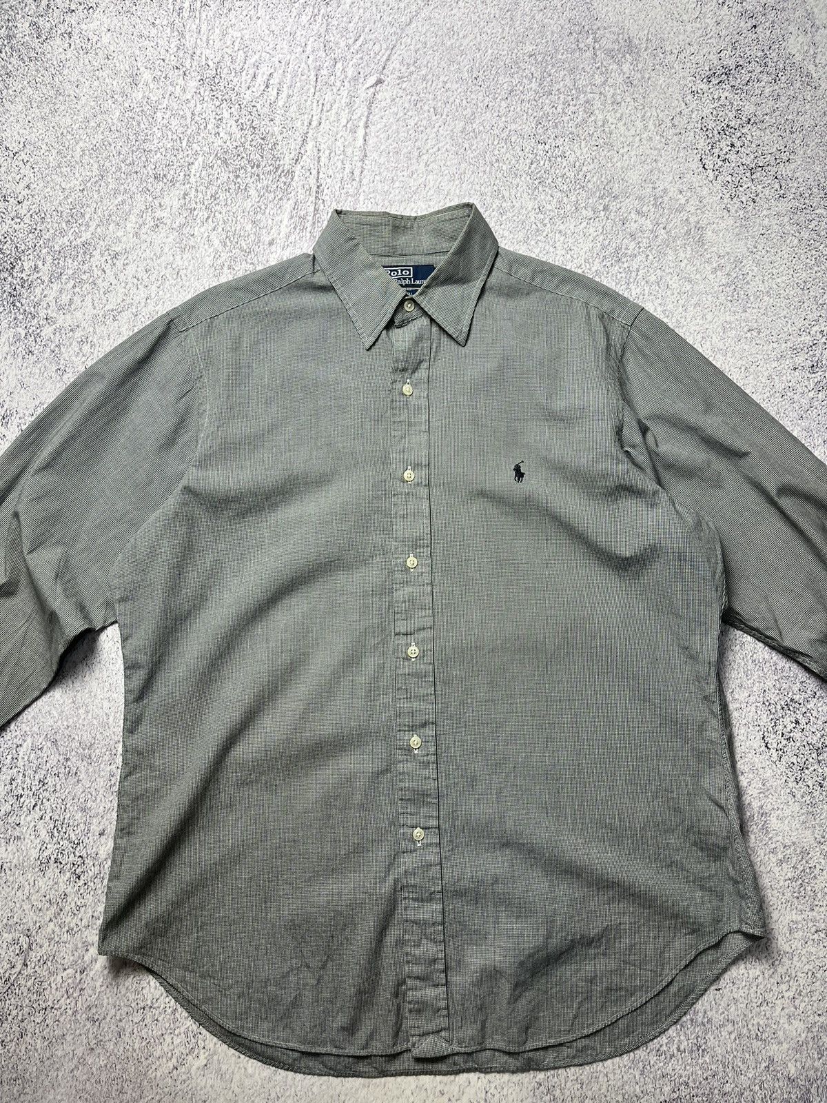 Polo Ralph Lauren Vintage POLO RALPH LAUREN Button Up Shirt 90s Size US L / EU 52-54 / 3 - 5 Thumbnail