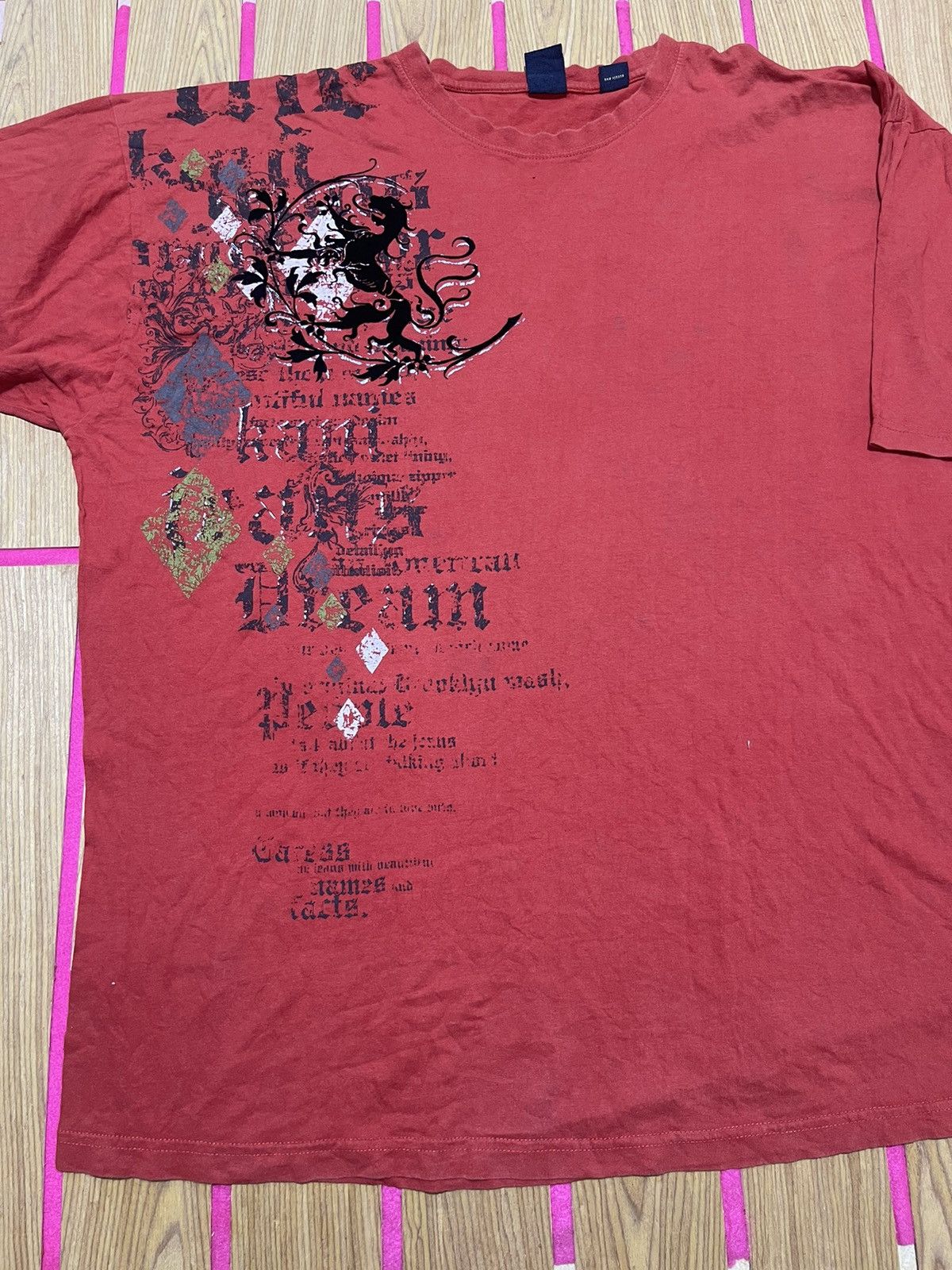 If Six Was Nine Y2K KANI GOLD oversized short sleeve t-shirt Size US XXL / EU 58 / 5 - 2 Thumbnail