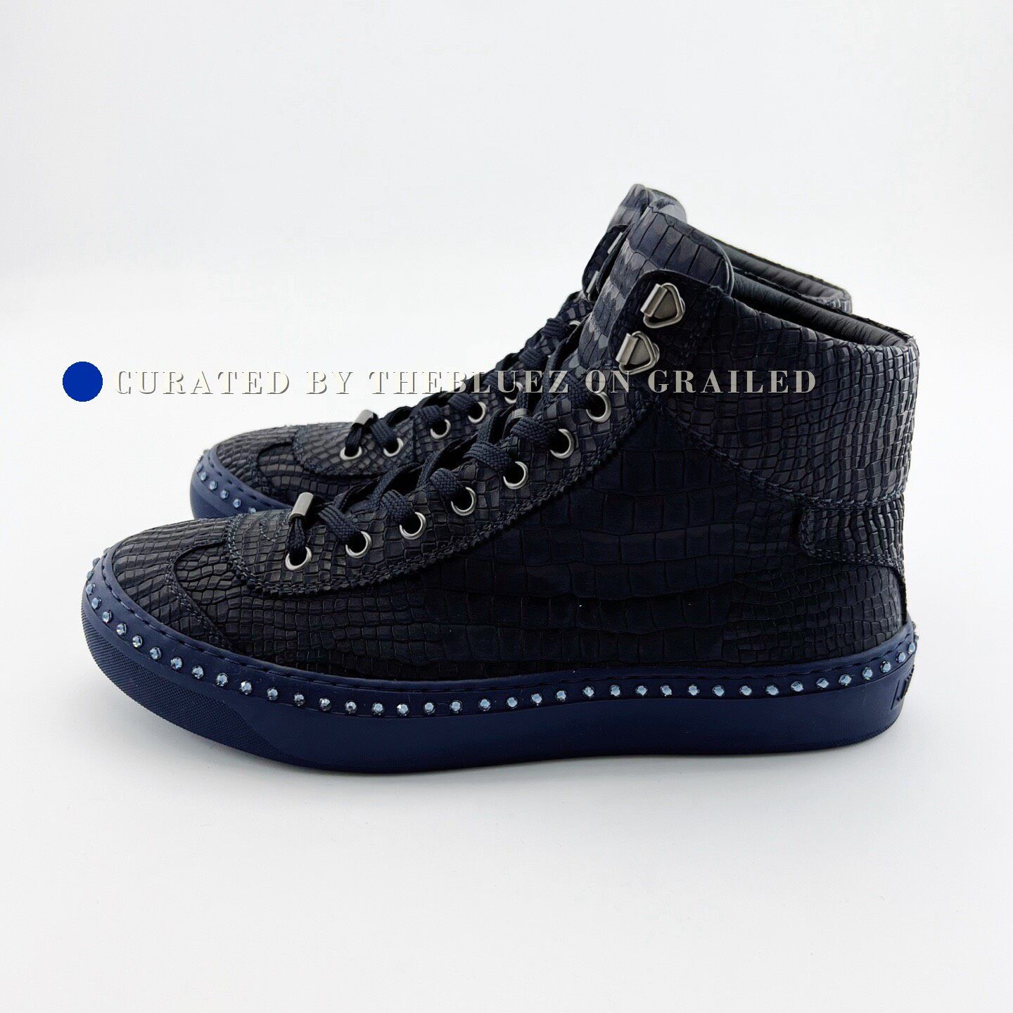 Jimmy Choo Jimmy Choo Snake Print High-Top Sneakers | Grailed