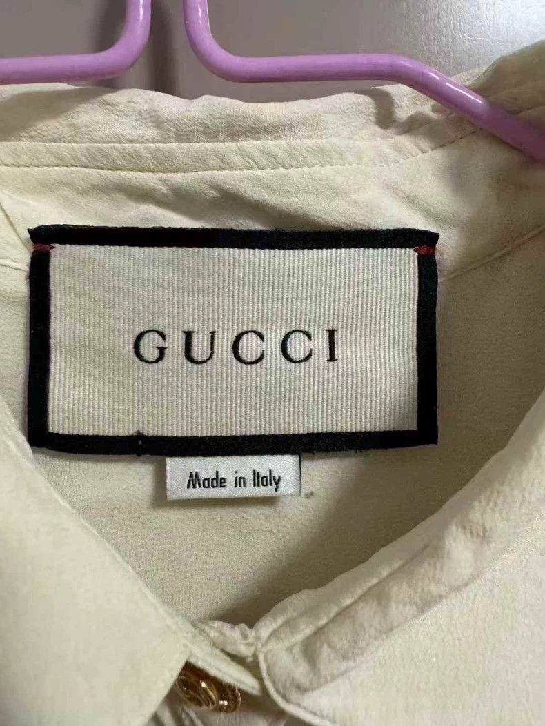 Gucci Gucci Mulberry silk shirt 2501-Nextarrow Size US XXS / EU 40 - 2 Thumbnail