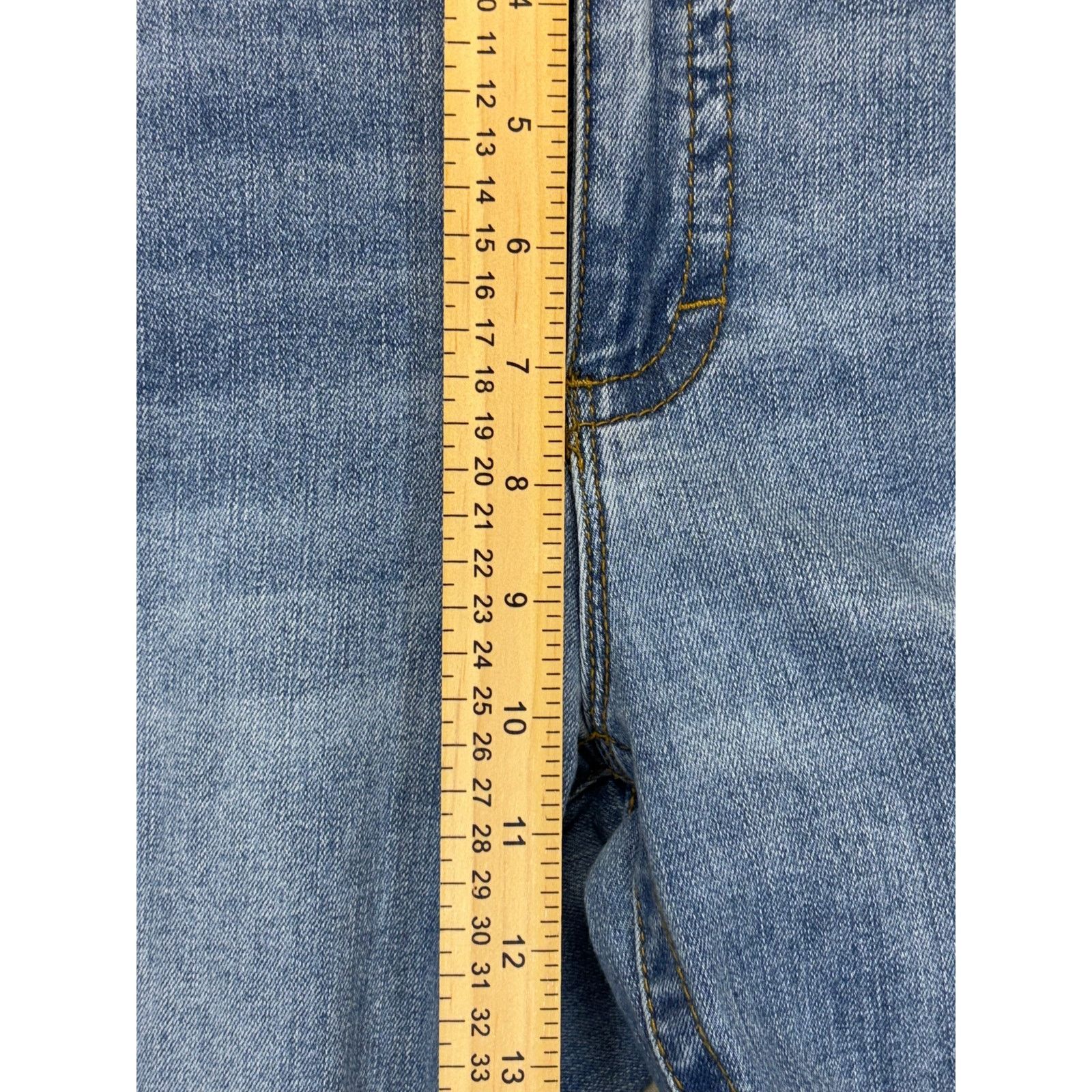 7 For All Mankind Seven7 Womens 24W High Rise Slim Bootcut Jeans Light Wash Size 34" / US 12 / IT 48 - 4 Thumbnail