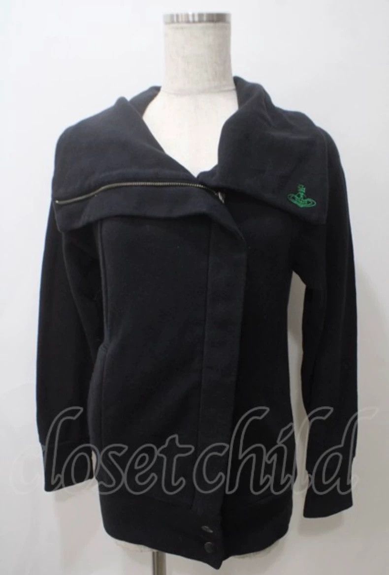 Vivienne Westwood Vivienne Westwood Black Saturn embroidered vintage jacket Size S / US 4 / IT 40 - 2 Thumbnail