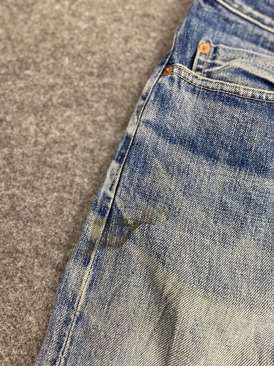 Japanese Brand vintage hr market selvedge distressed denim nice design Size US 32 / EU 48 - 12 Thumbnail