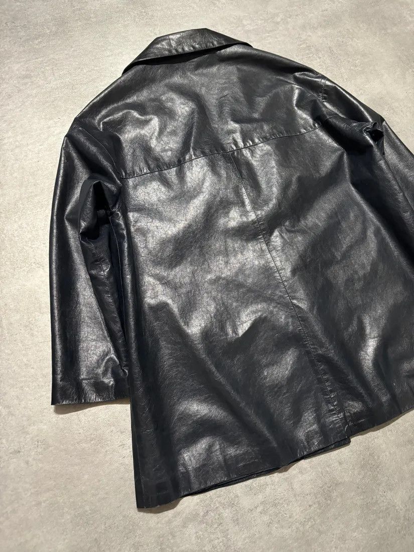 Prada × Vintage AW1996 Prada Navy Soft Leather Italian Jacket Size US XS / EU 42 / 0 - 4 Thumbnail