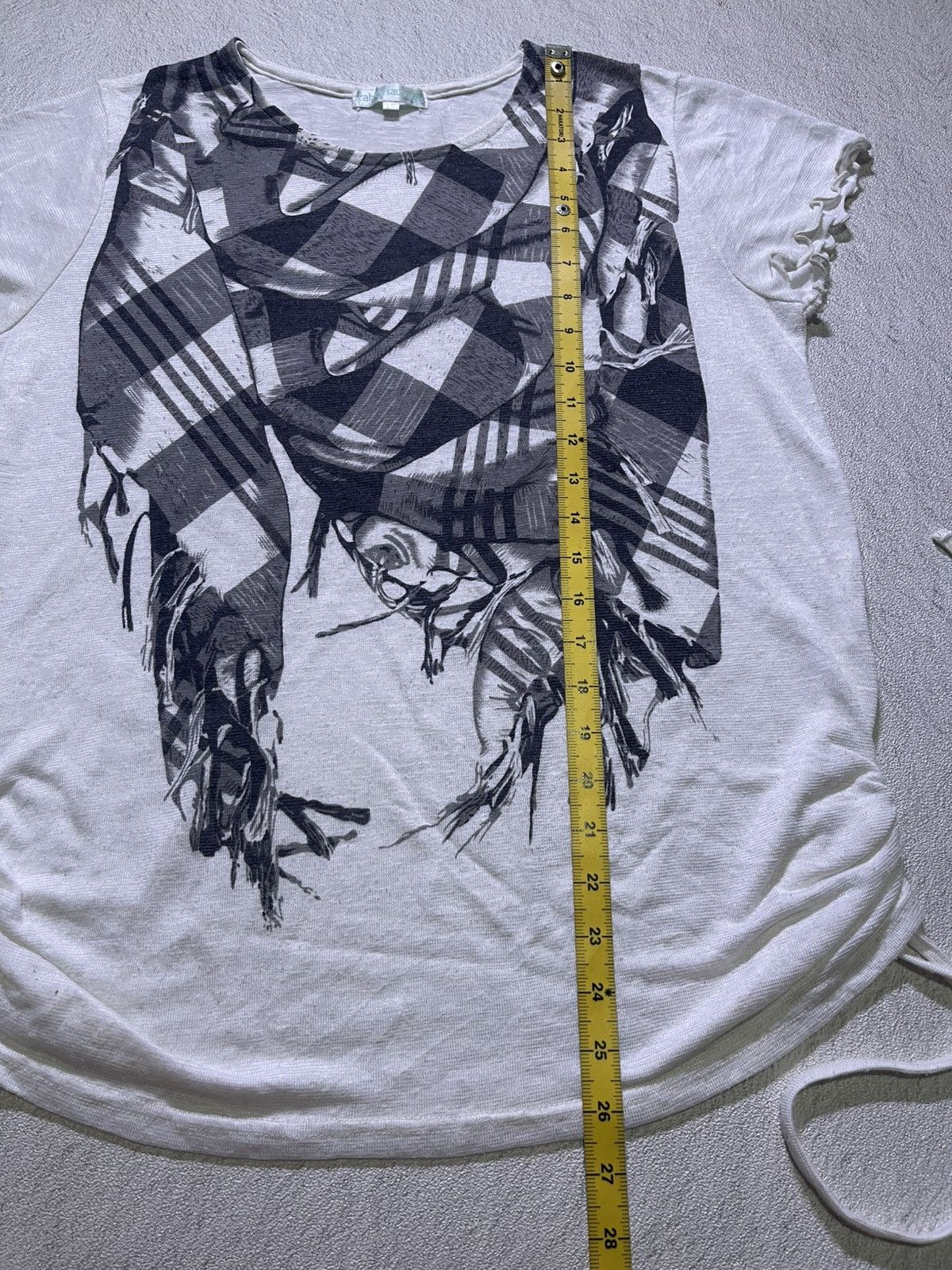 Japanese Brand Y2K CAHER SAUVAGE short sleeve tshirt women's Size M / US 6-8 / IT 42-44 - 7 Thumbnail