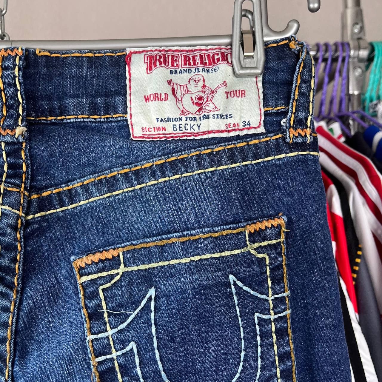 True Religion True Religion Becky Jeans Denim Pants Y2K Made in USA Size 30" / US 8 / IT 44 - 3 Thumbnail