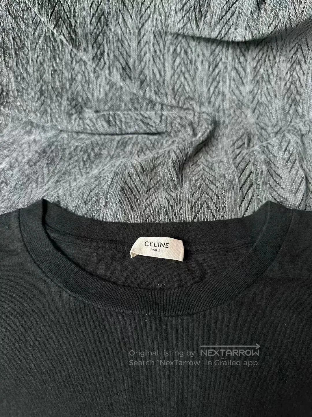 Celine Celine Black 16 Short Sleeve. Size US M / EU 48-50 / 2 - 3 Thumbnail