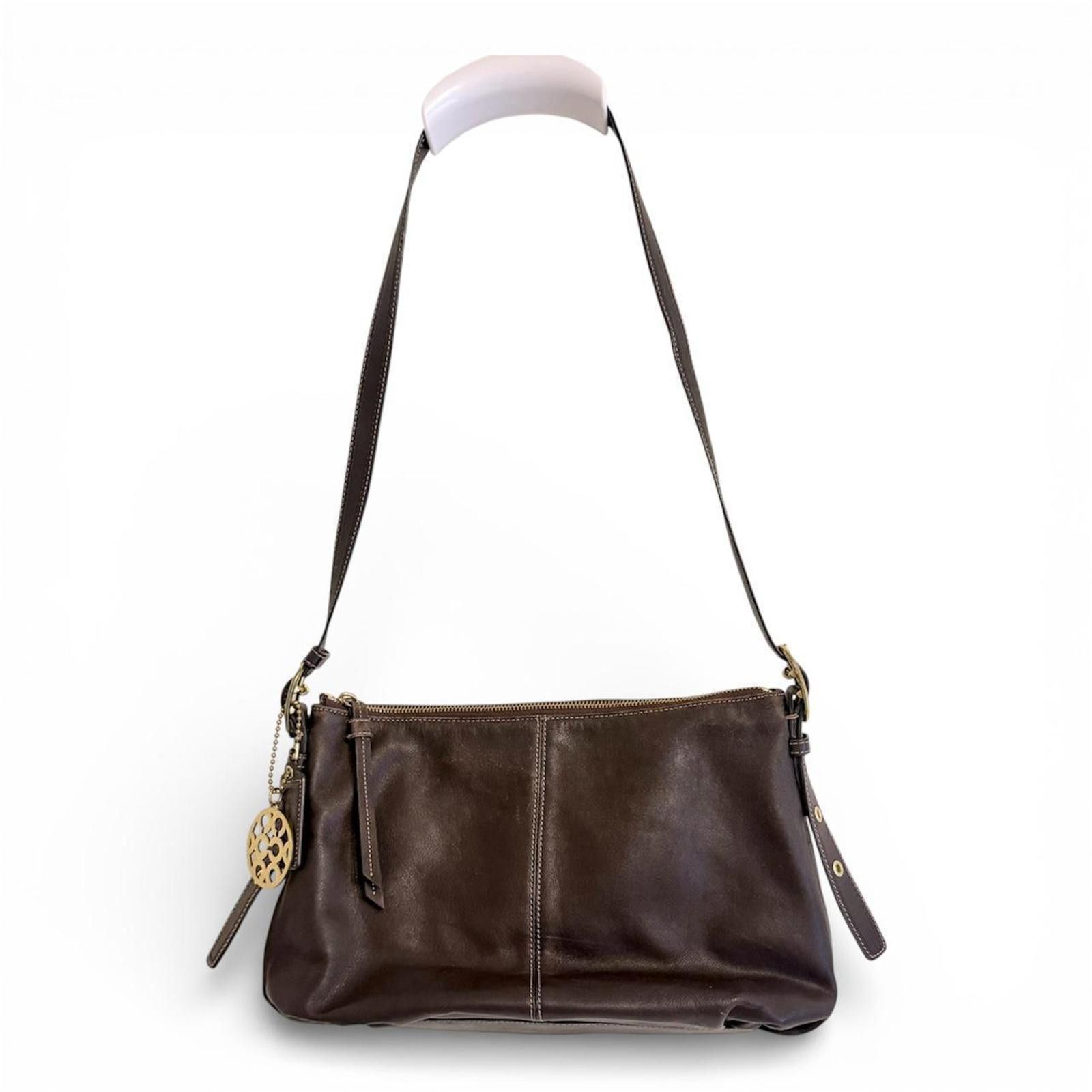 Coach Coach brown classic real leather authentic Y2K bag Size ONE SIZE - 1 Thumbnail