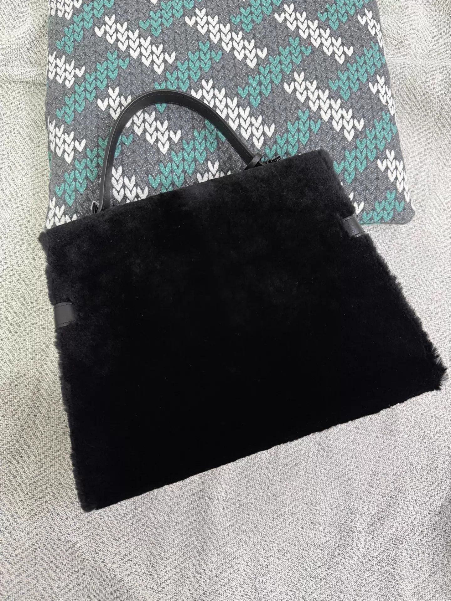 Delvaux Delvaux B&W Mink Tempete Medium Shoulder Bag Size ONE SIZE - 3 Thumbnail