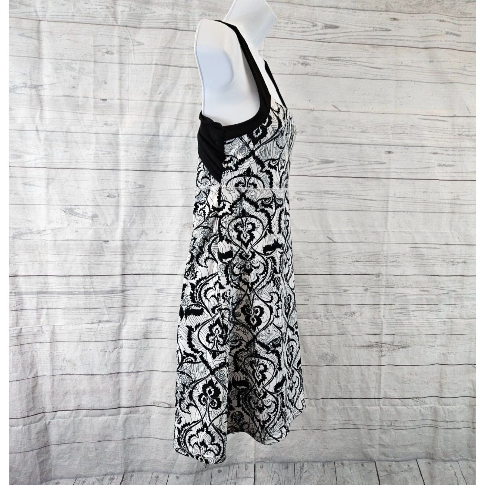 Vintage Soybu Womens Athletic Dress Sleeveless Black White SZ S Short A-Line Shirt Womens? Size S / US 4 / IT 40 - 3 Thumbnail