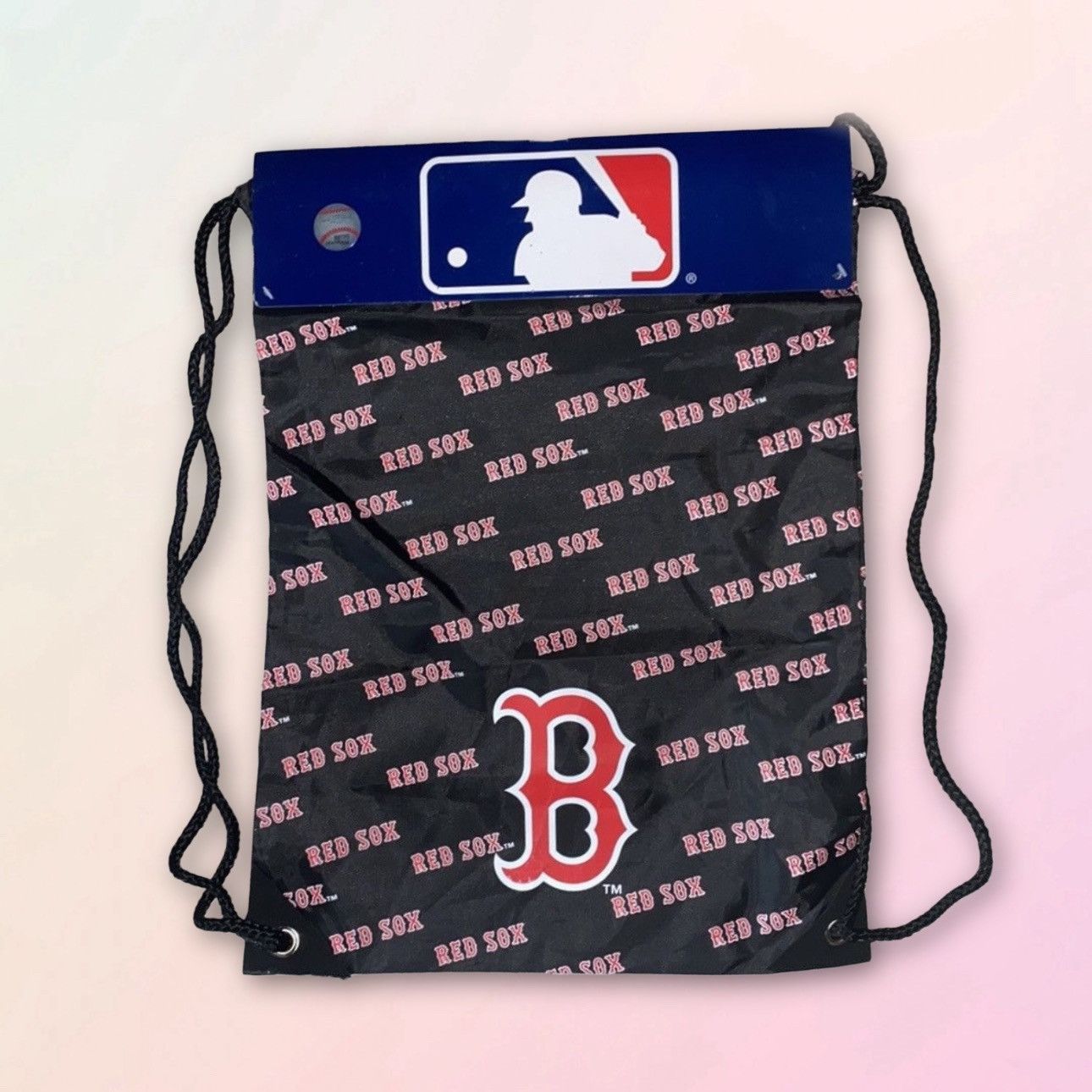 MLB Official Red Sox Lightweight Drawstring BackPack Grailed