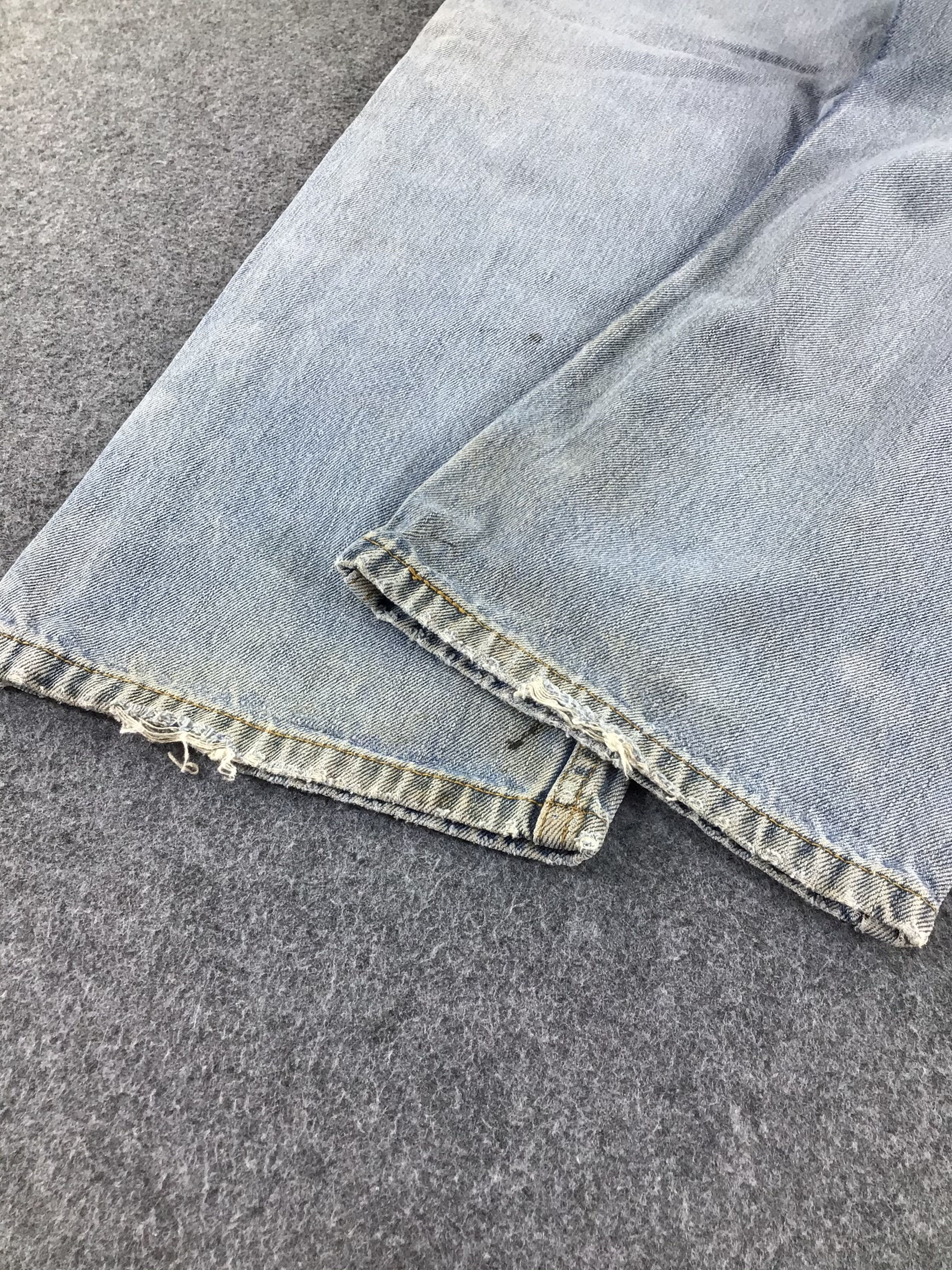 Levi's Vintage Levis 505 Jeans Faded Light Wash -J494 Size US 36 / EU 52 - 6 Thumbnail